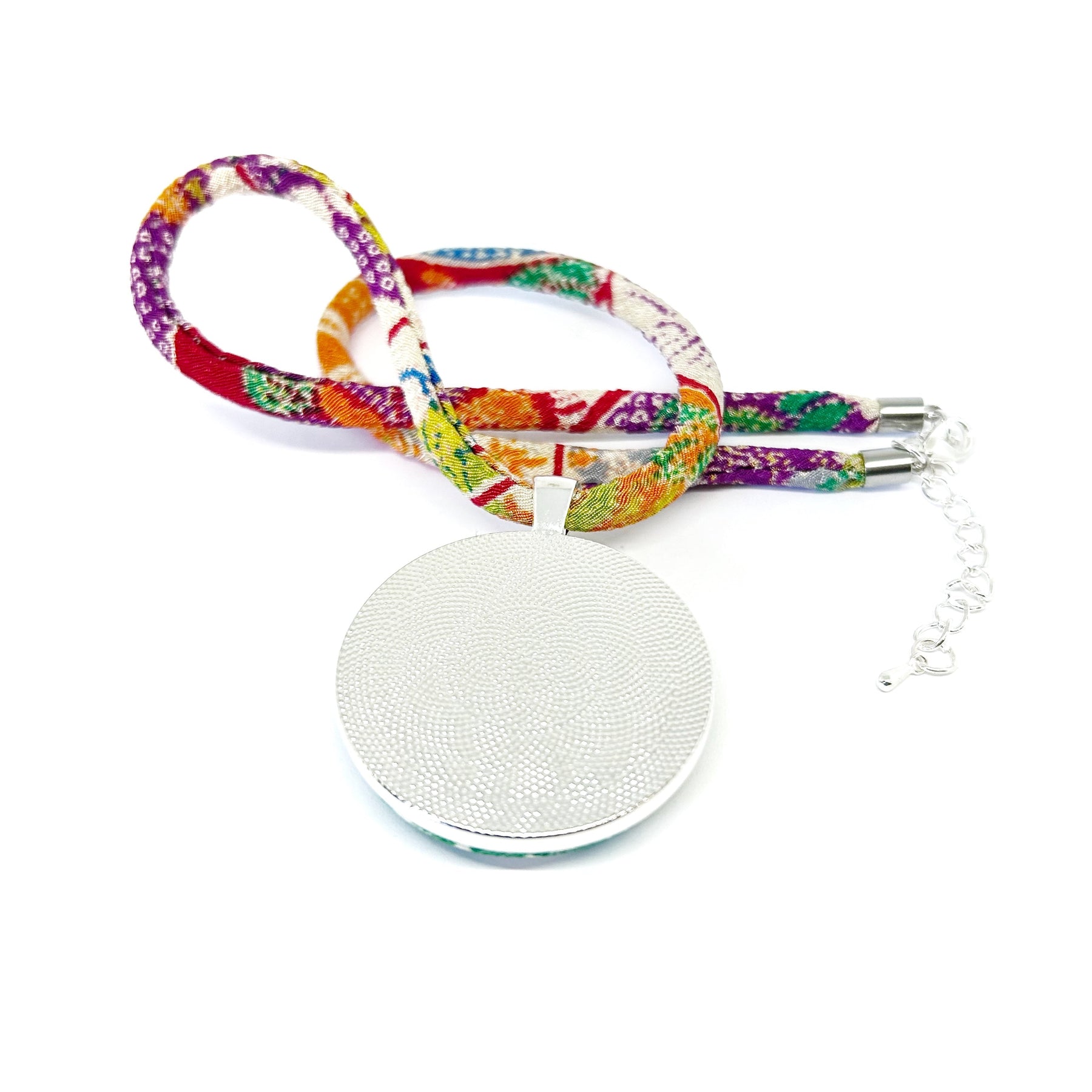 Kimono Pendant Necklace - Green Maple