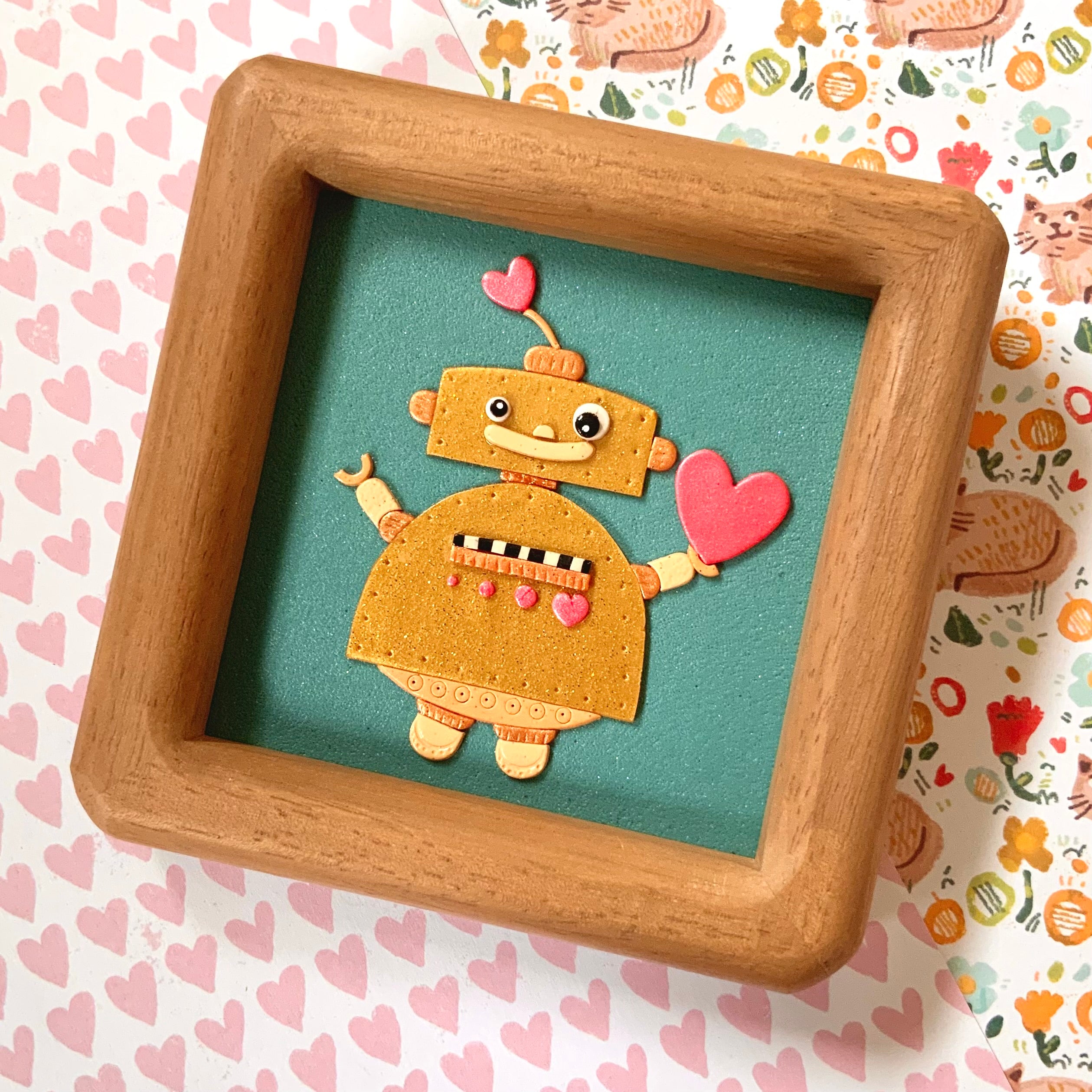 Little Worlds by Fat Cat Originals: AFFECTION DETECTION UNIT MODEL FCO-002 Mini Artwork