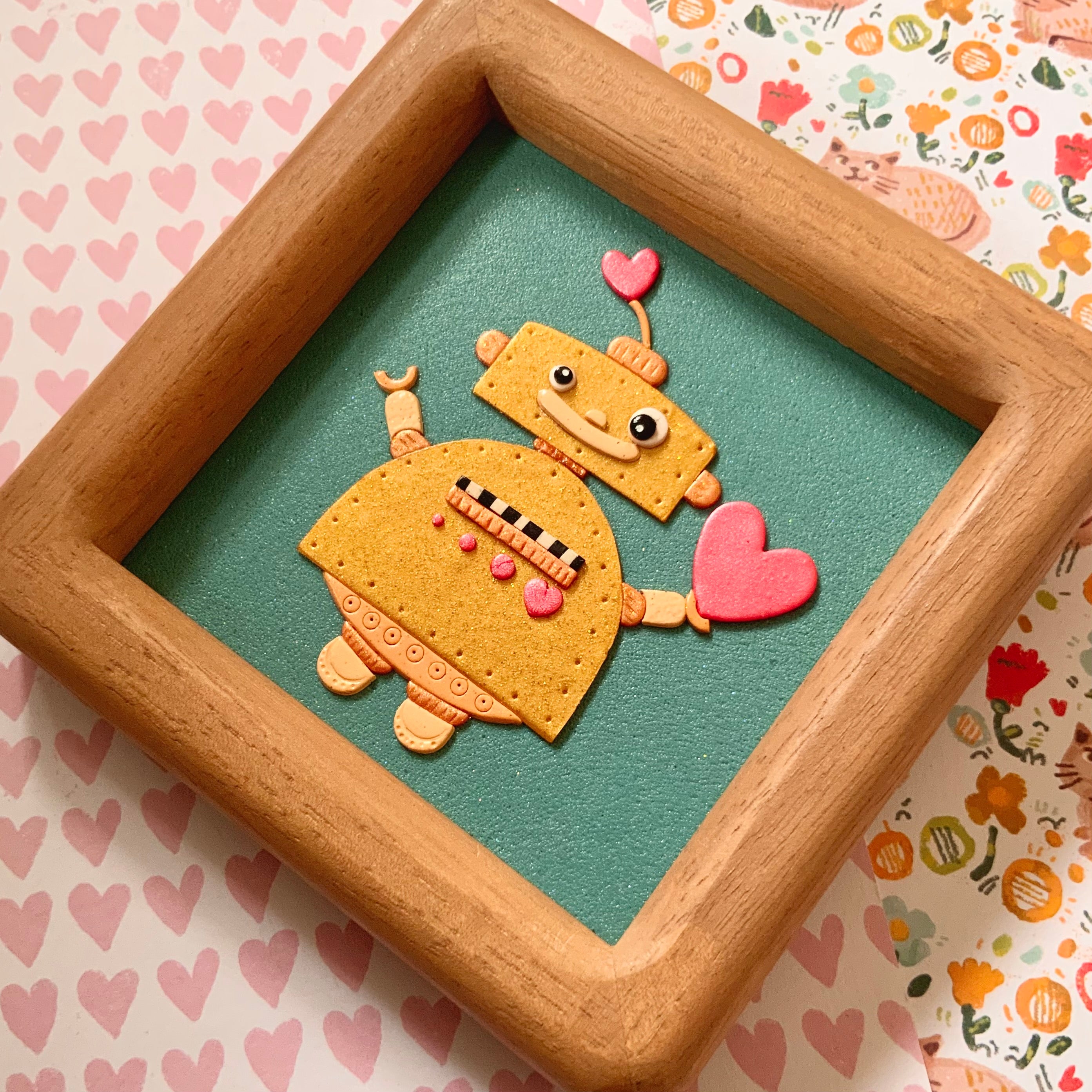 Little Worlds by Fat Cat Originals: AFFECTION DETECTION UNIT MODEL FCO-002 Mini Artwork