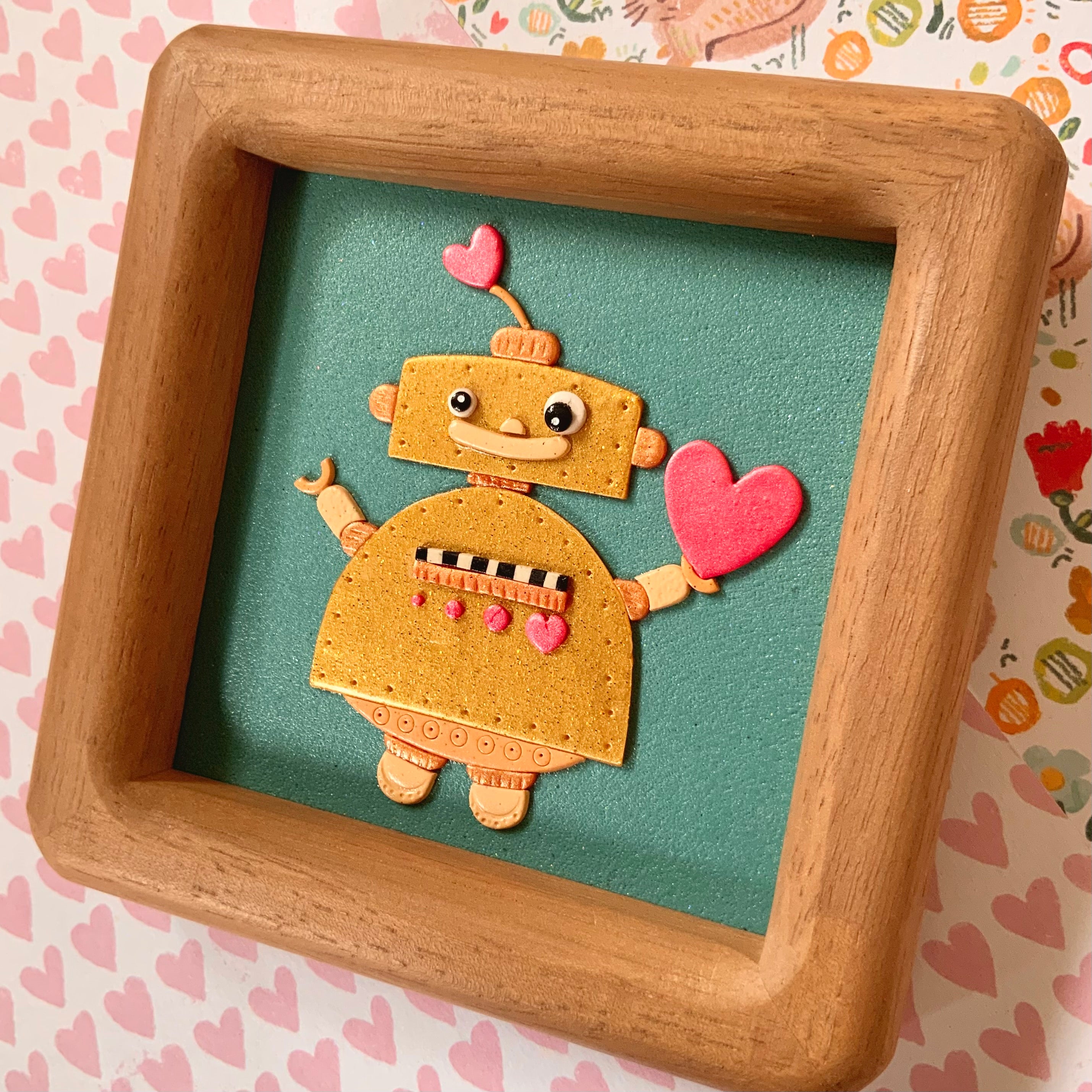 Little Worlds by Fat Cat Originals: AFFECTION DETECTION UNIT MODEL FCO-002 Mini Artwork