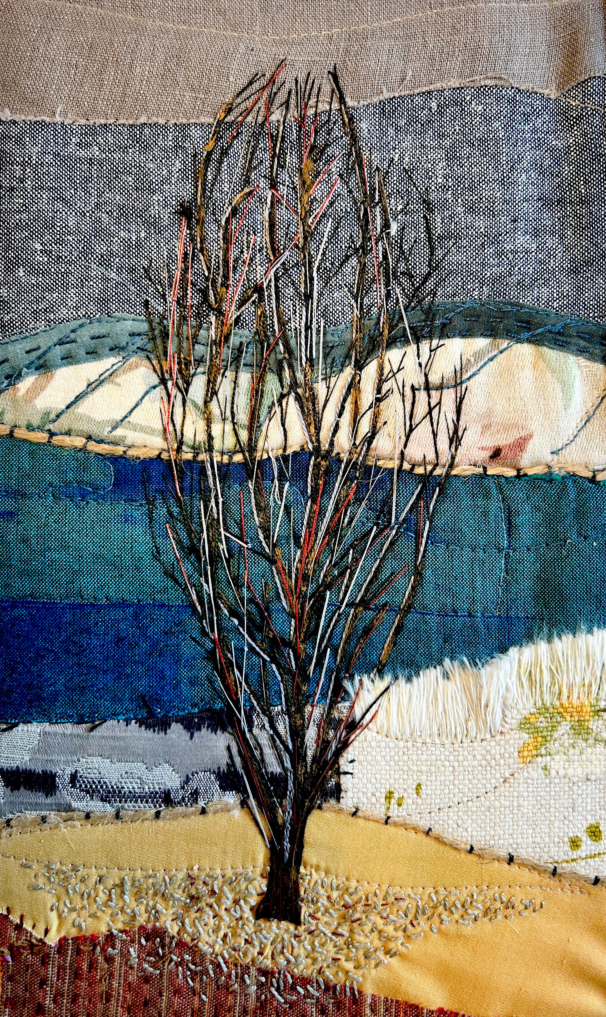 Textile Artwork 'The High Country'