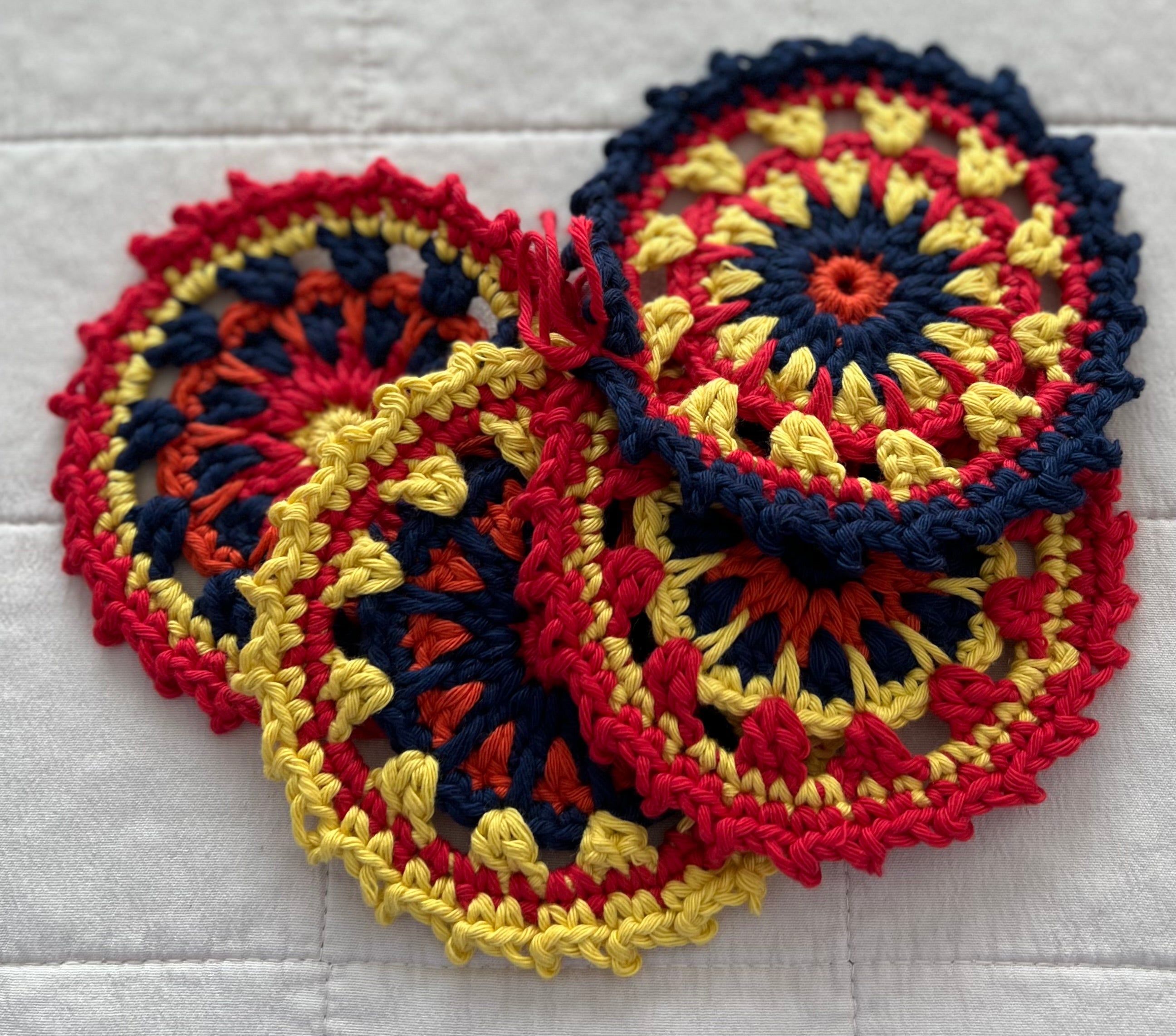 Crochet Coaster Set
