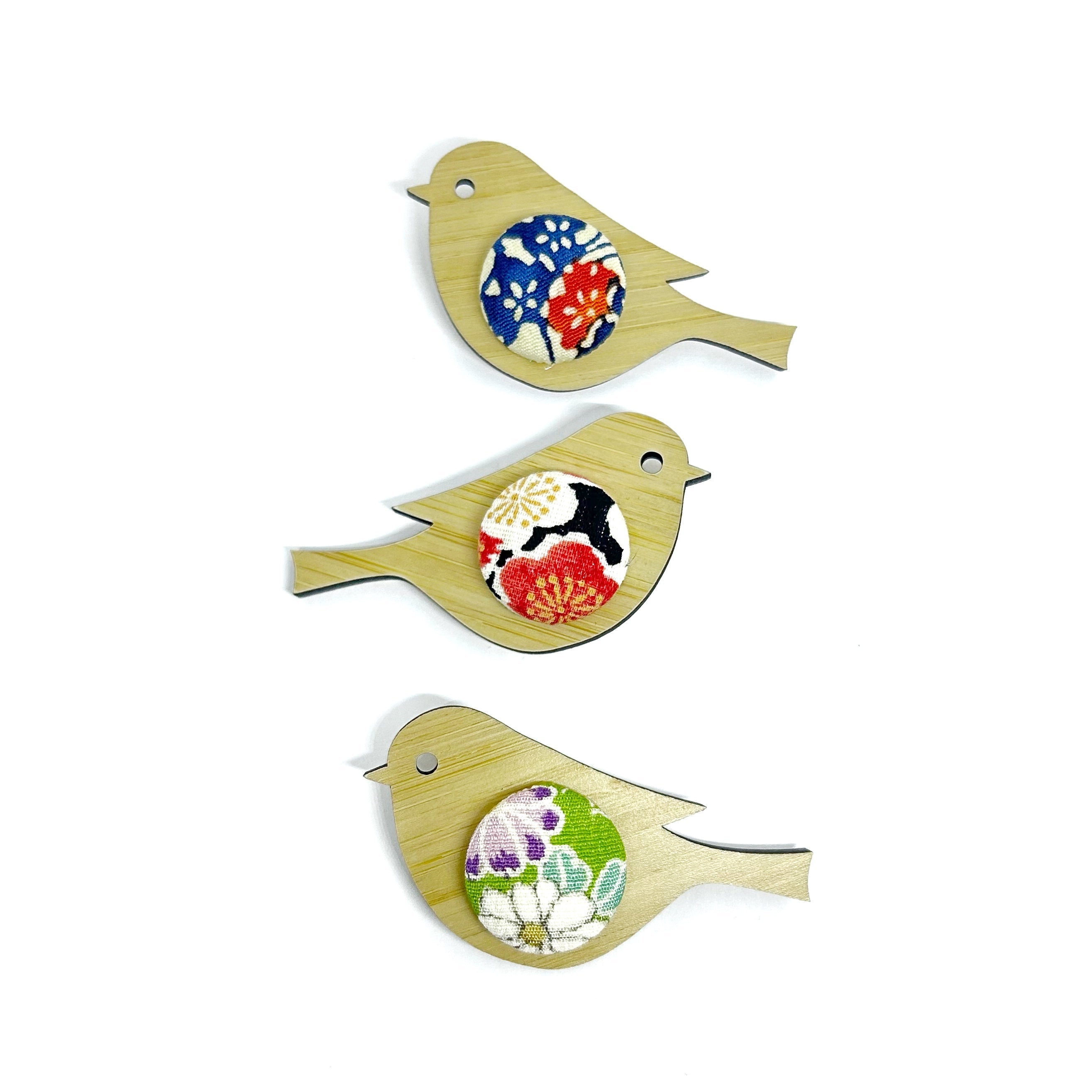 Kimono Robin Brooch - Assorted