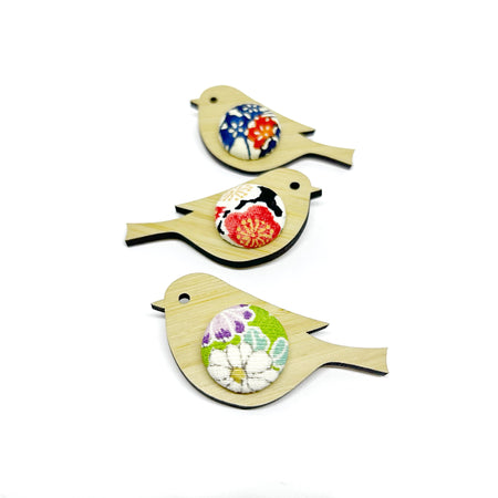 Kimono Robin Brooch - Assorted