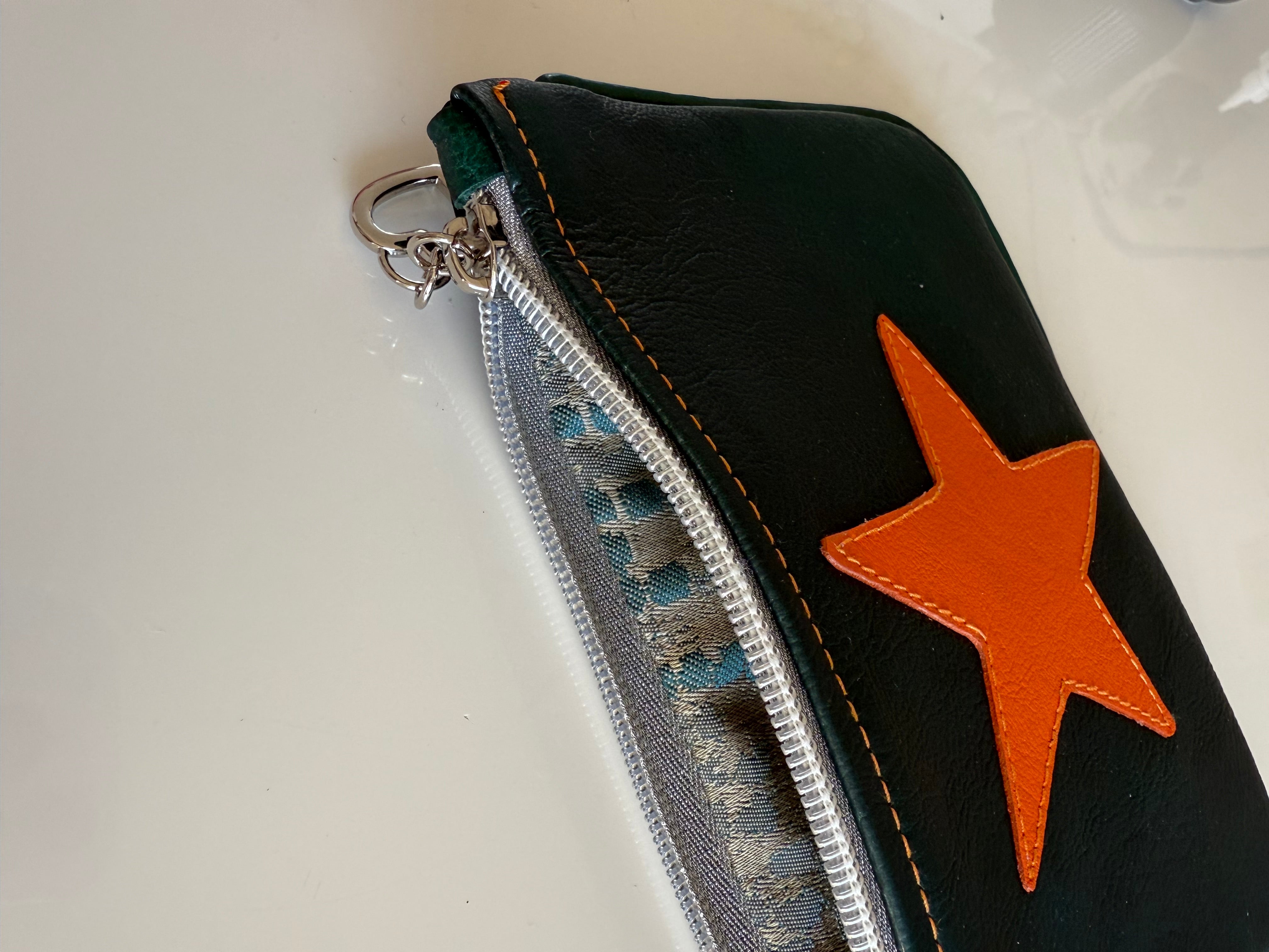 Makeup bag / pouch ‘Orange star’