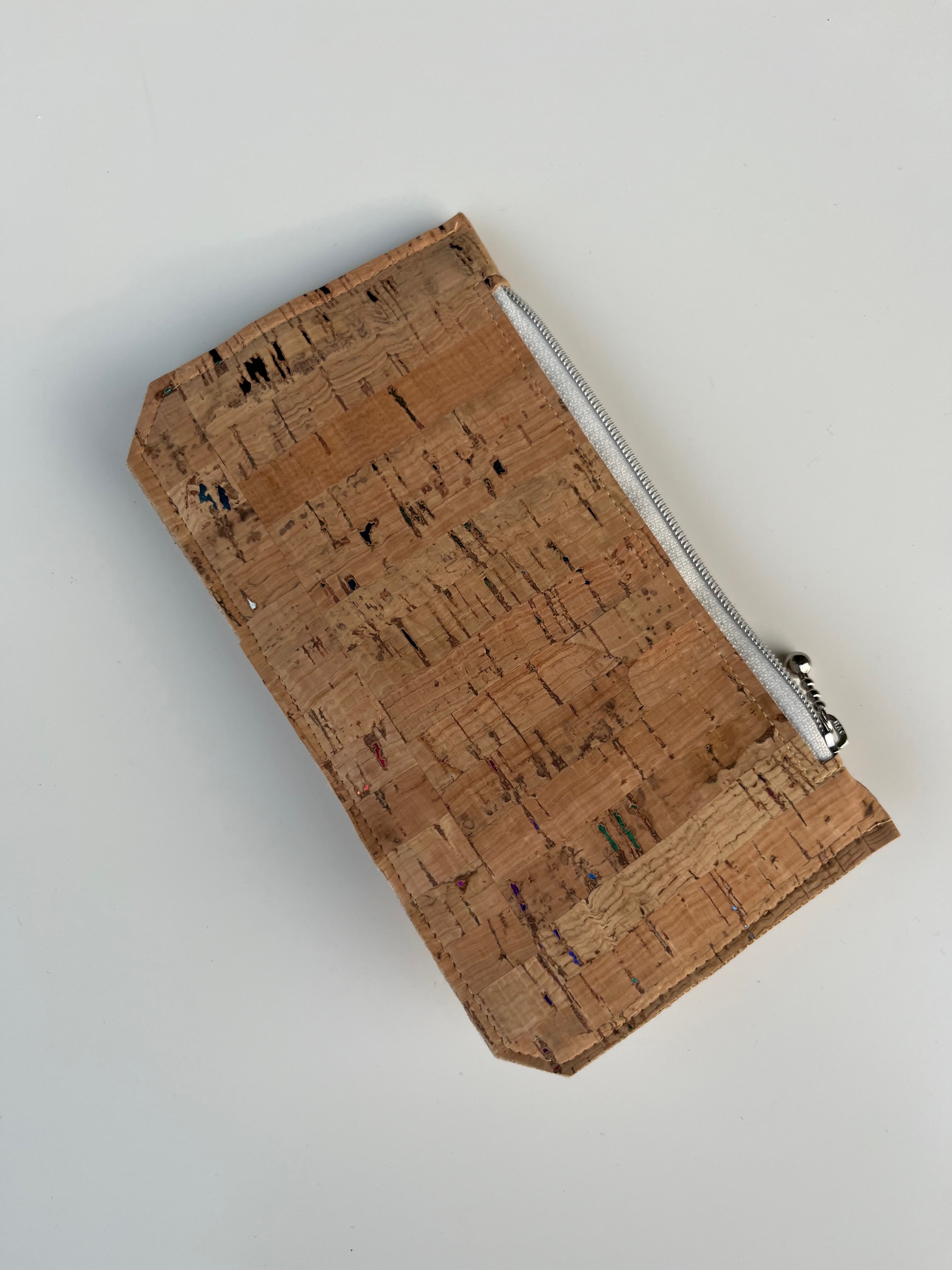 Purse Pal Wallet - Natural Metallic Portuguese Rainbow Cork