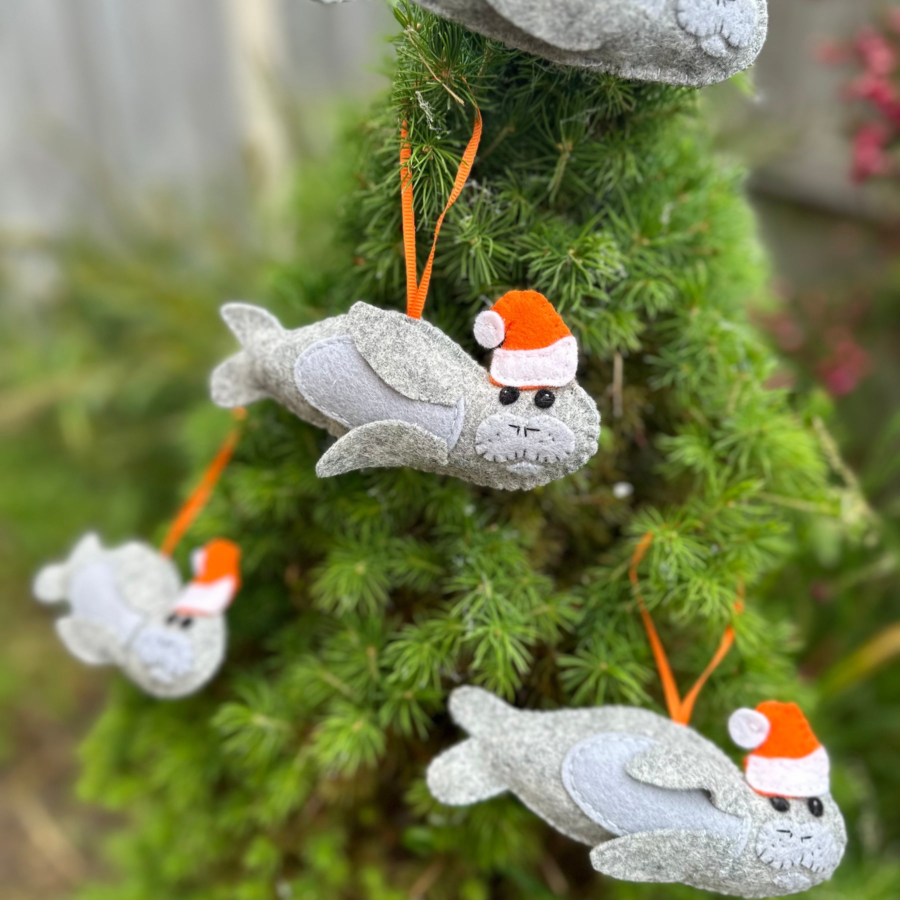 Neil the Seal Christmas decoration