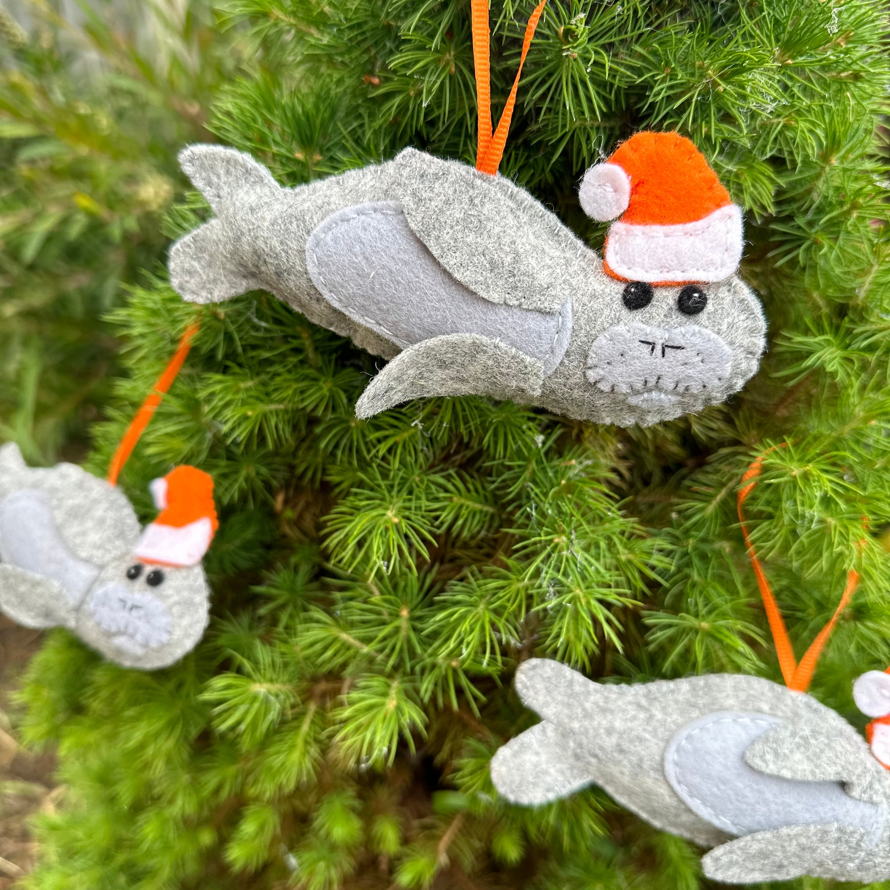 Neil the Seal Christmas decoration