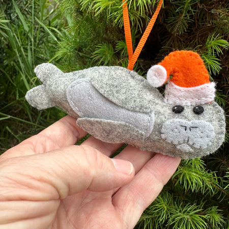 Neil the Seal Christmas decoration