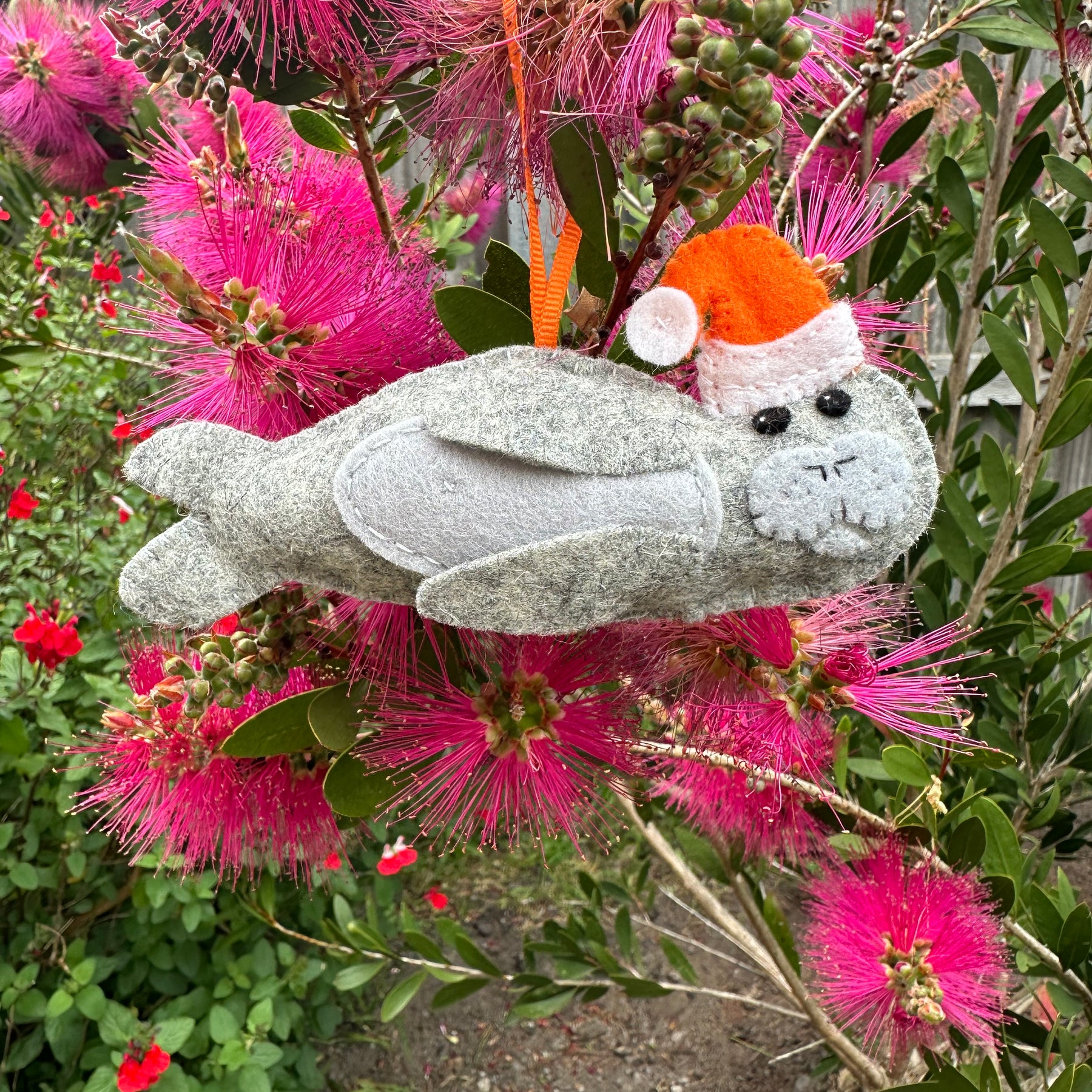 Neil the Seal Christmas decoration