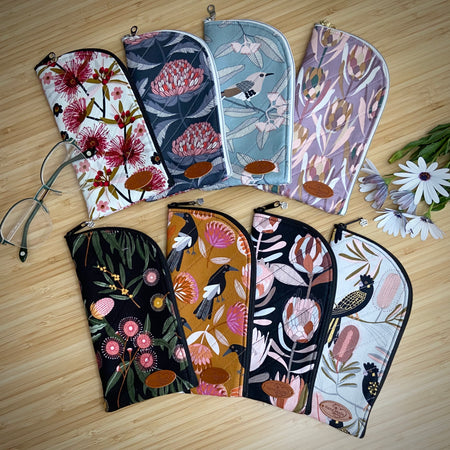 Glasses Case - Australian Themed Fabric