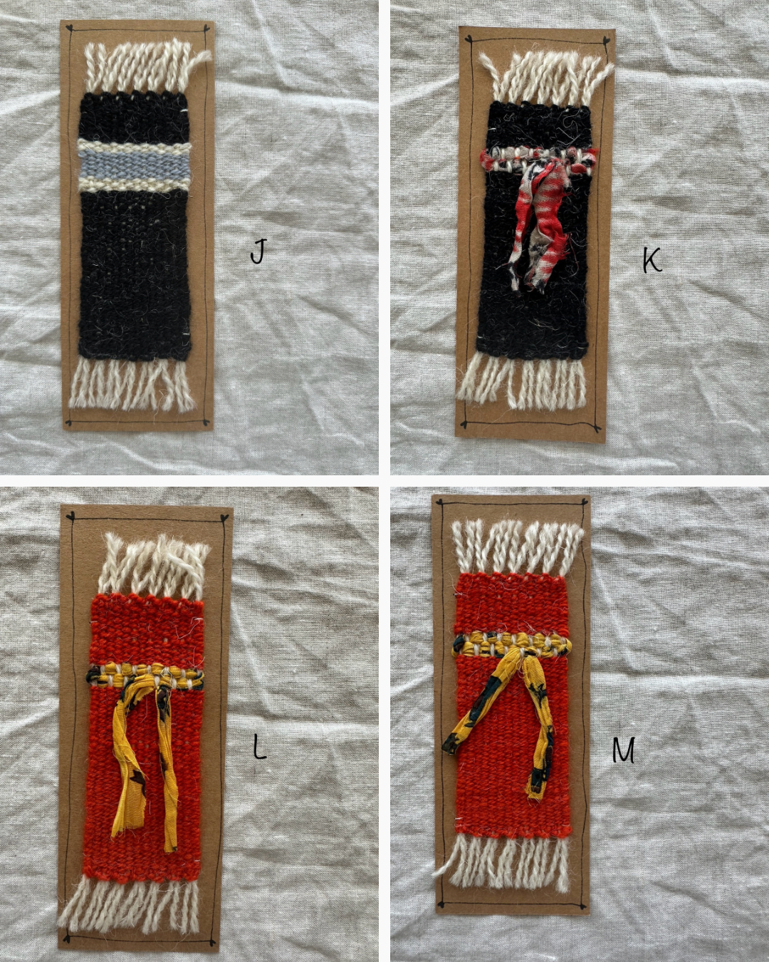 Handspun, Woven Bookmarks - Perfect Teacher Gift