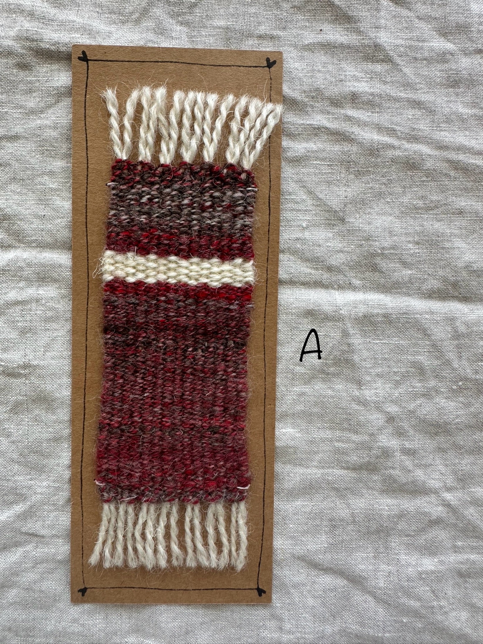 Handspun, Woven Bookmarks - Perfect Teacher Gift