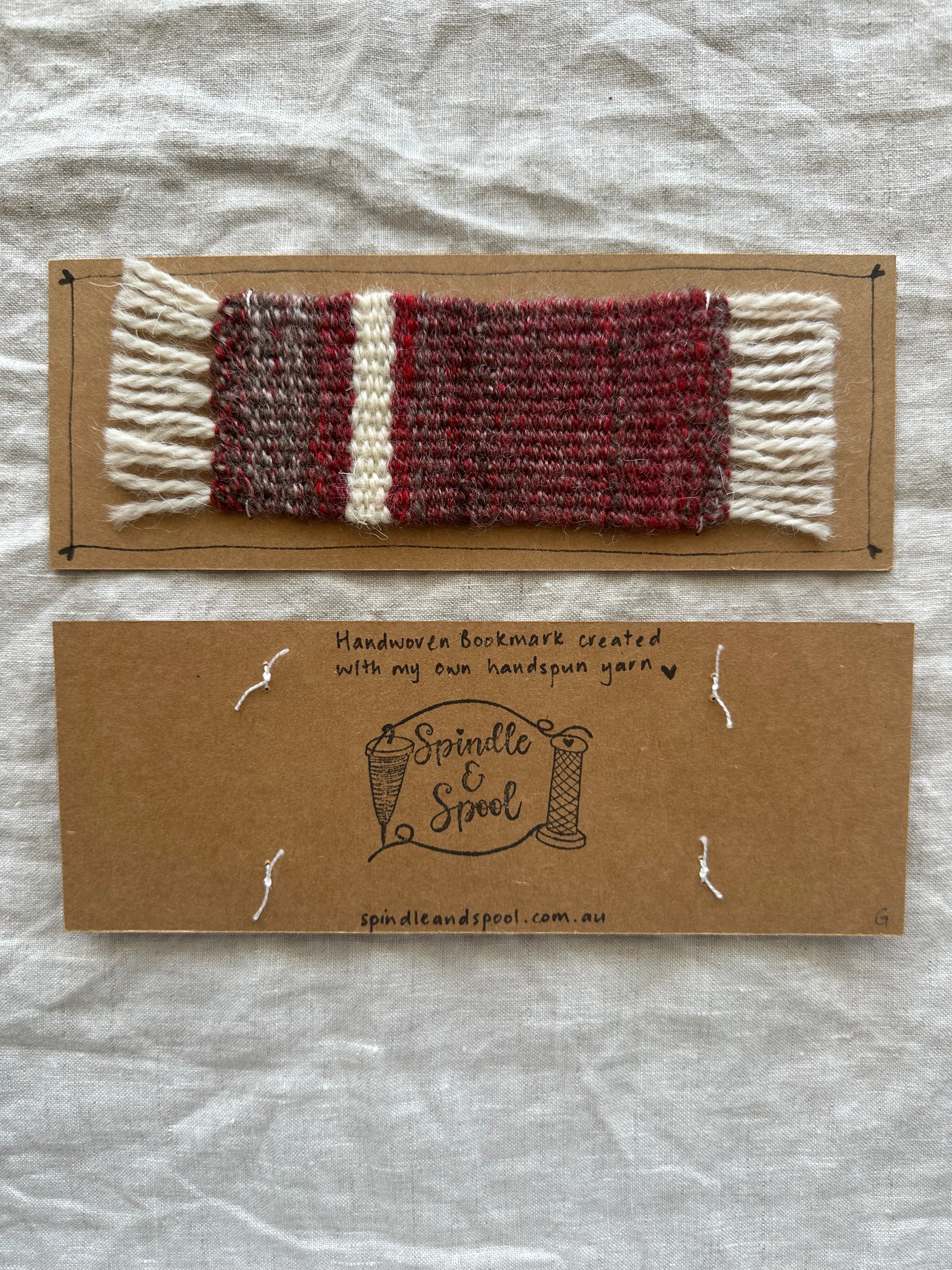 Handspun, Woven Bookmarks - Perfect Teacher Gift