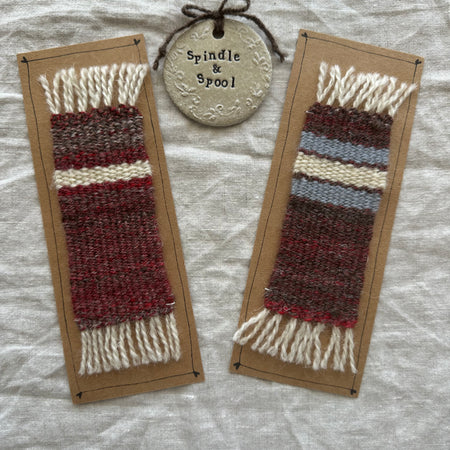 Handspun, Woven Bookmarks - Perfect Teacher Gift