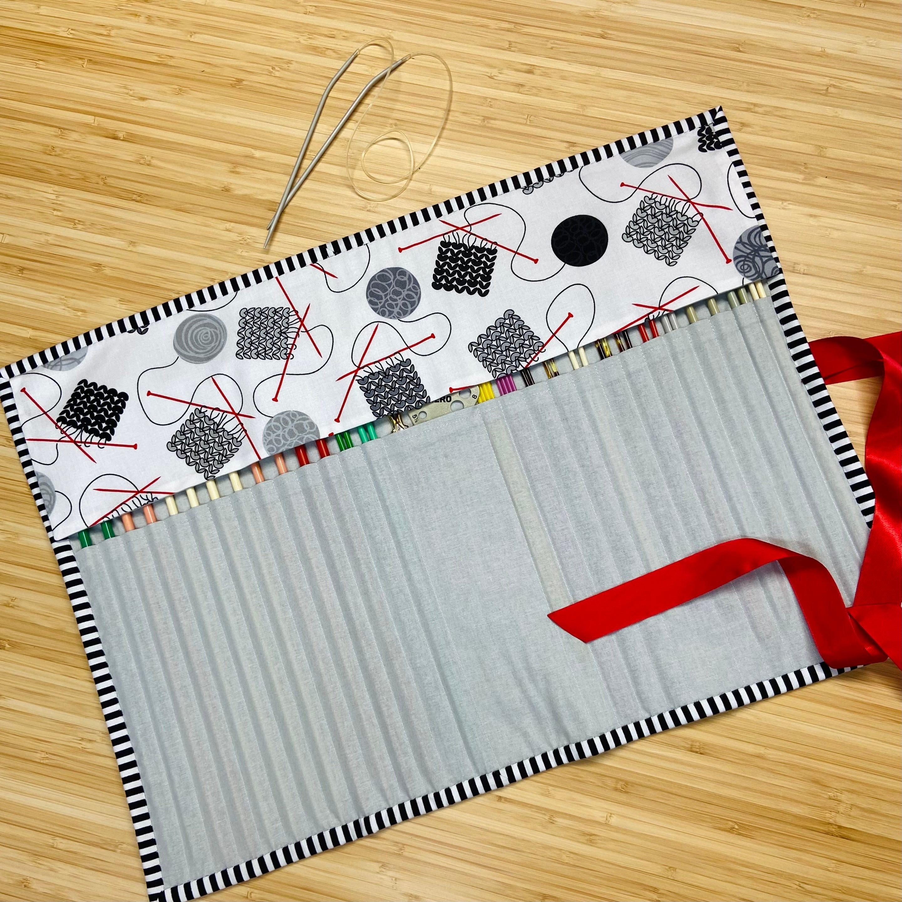 Handmade Knitting Needle Roll