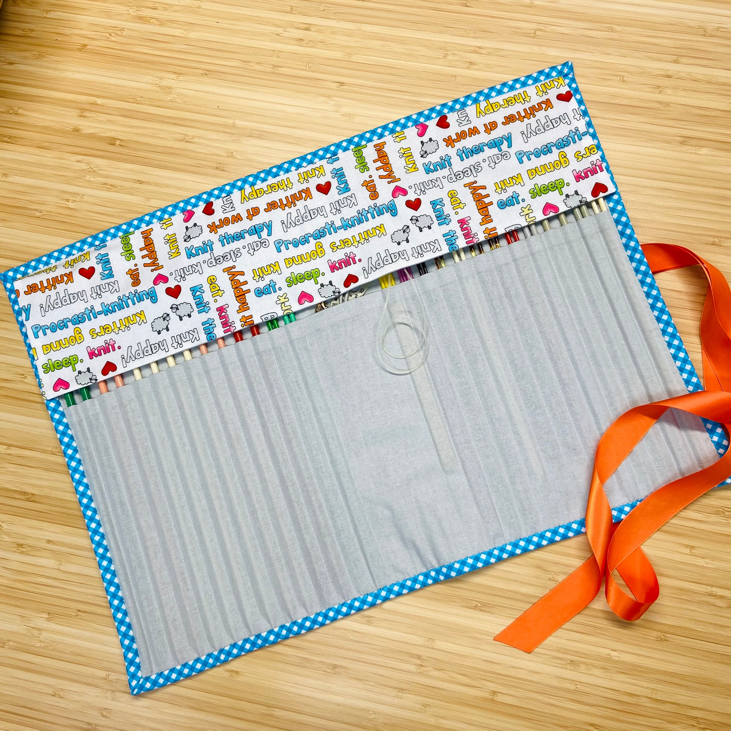 Handmade Knitting Needle Roll