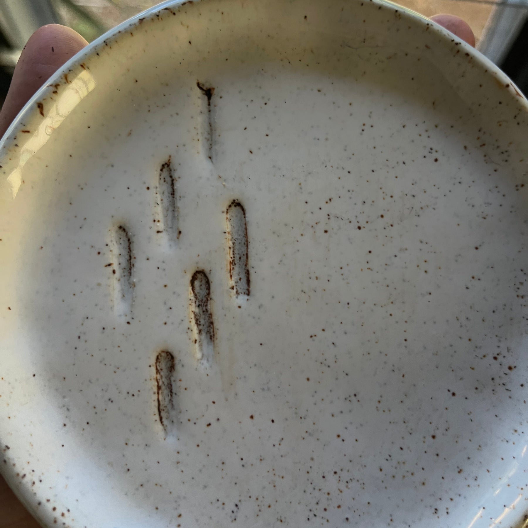 Pottery Spoon Rest