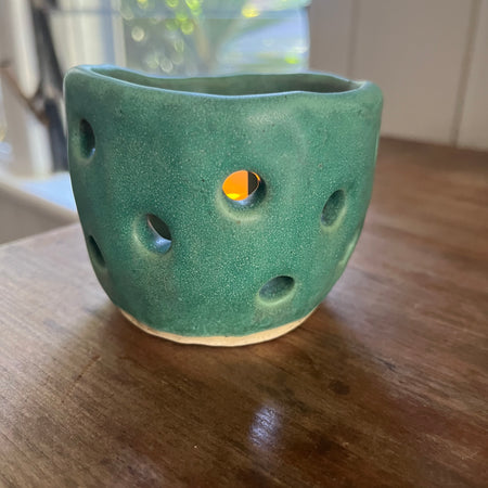Pottery Tea Light Holder