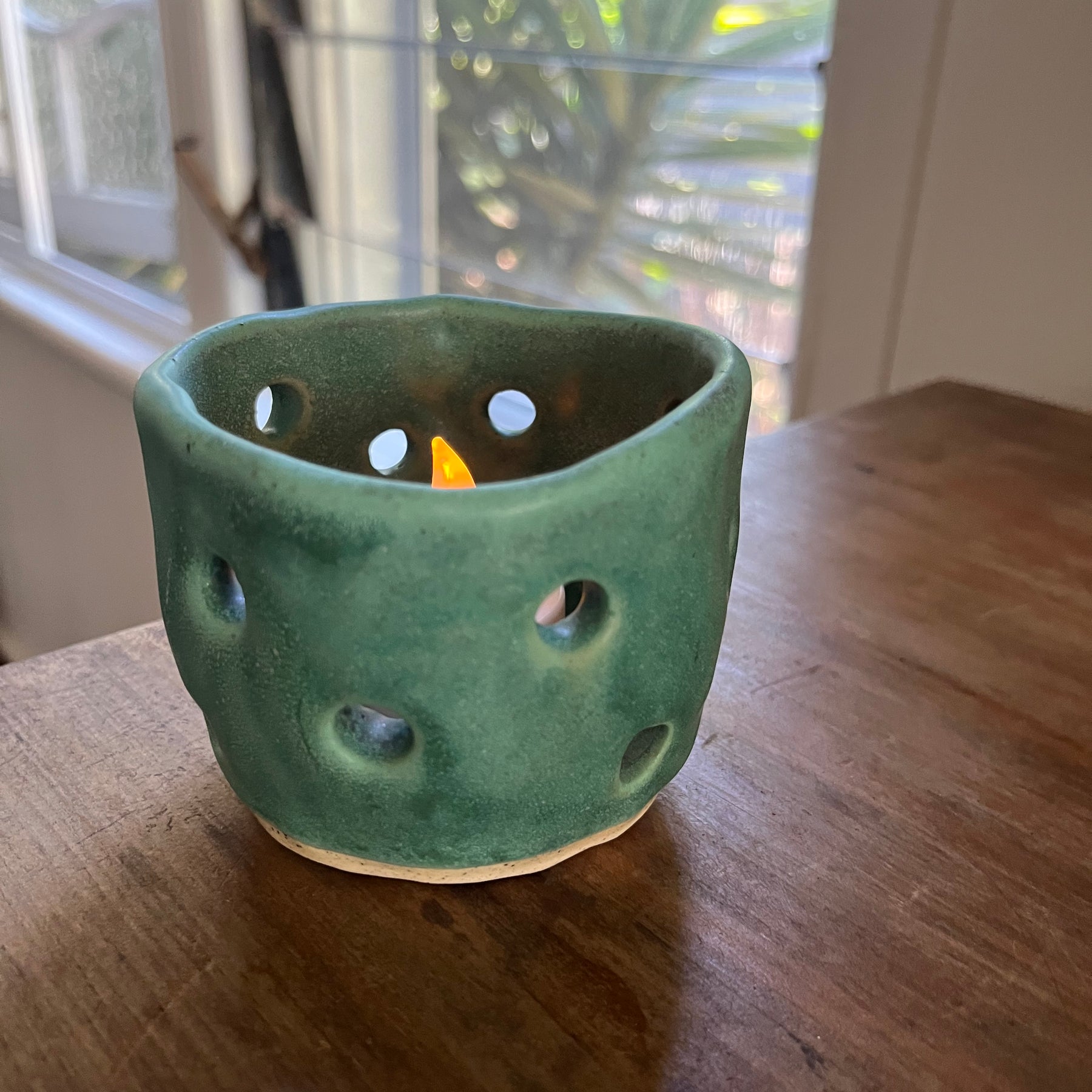 Pottery Tea Light Holder