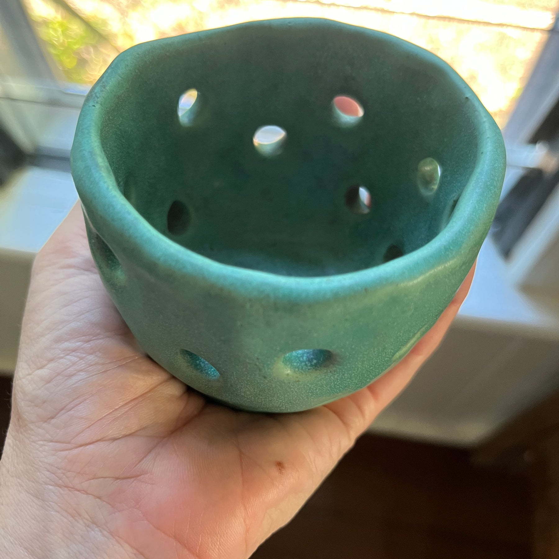 Pottery Tea Light Holder