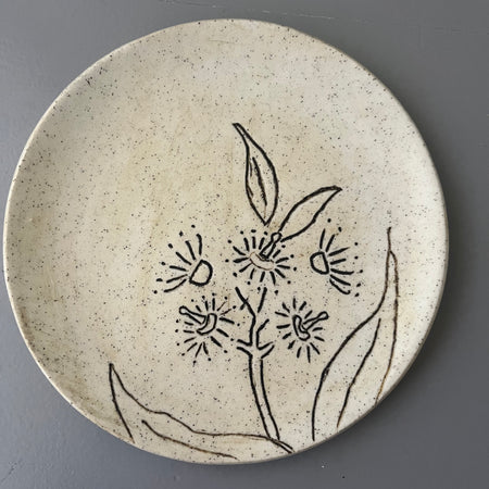 Pottery Flower Side Plate