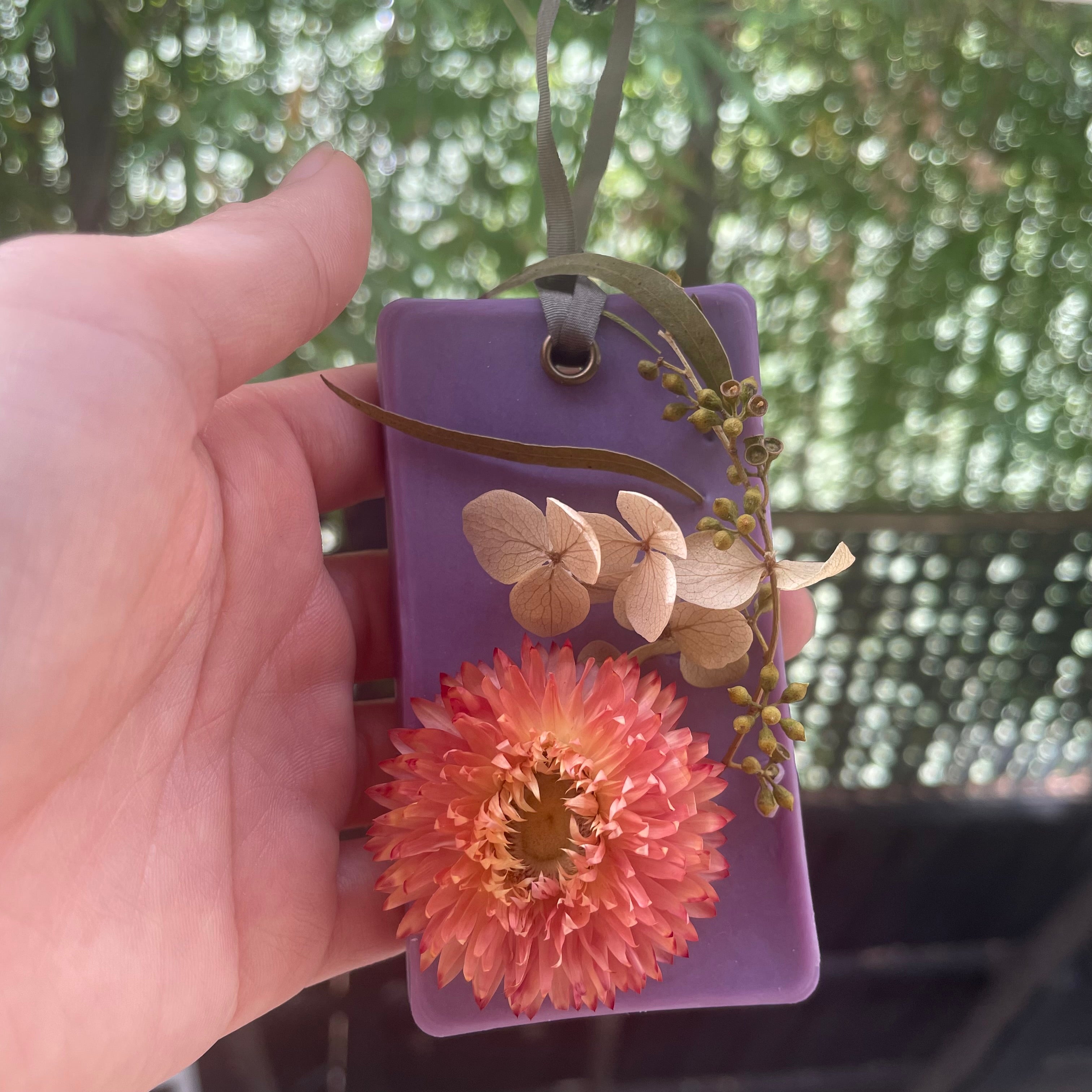 Beeswax Tablet/ Scented Sachet/ Flower BeesWax Bar/ Cabinet Freshener