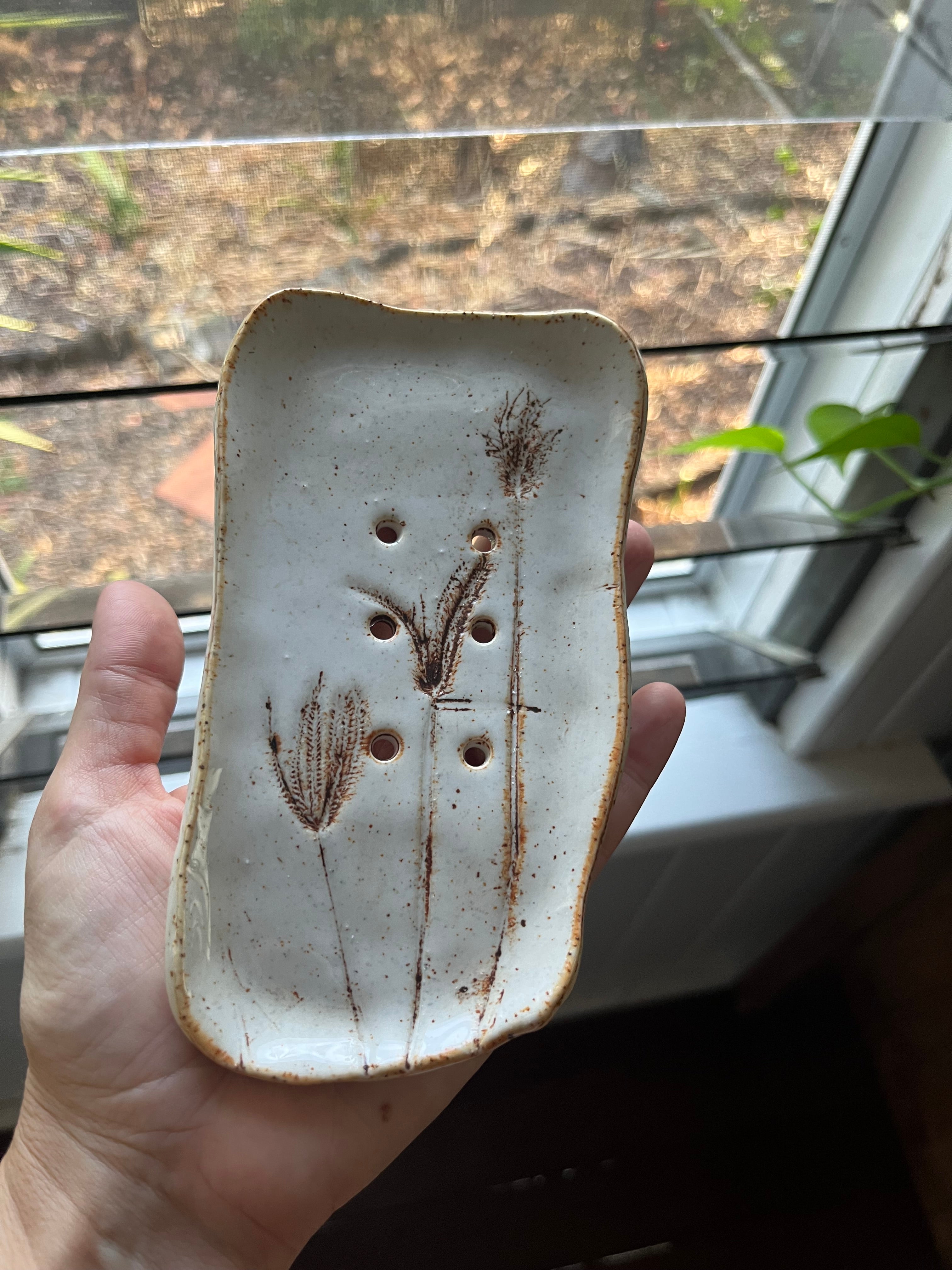 Rustic Pottery Soap Dish