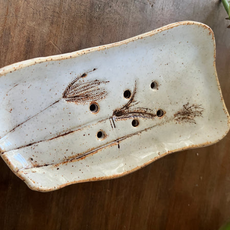Rustic Pottery Soap Dish