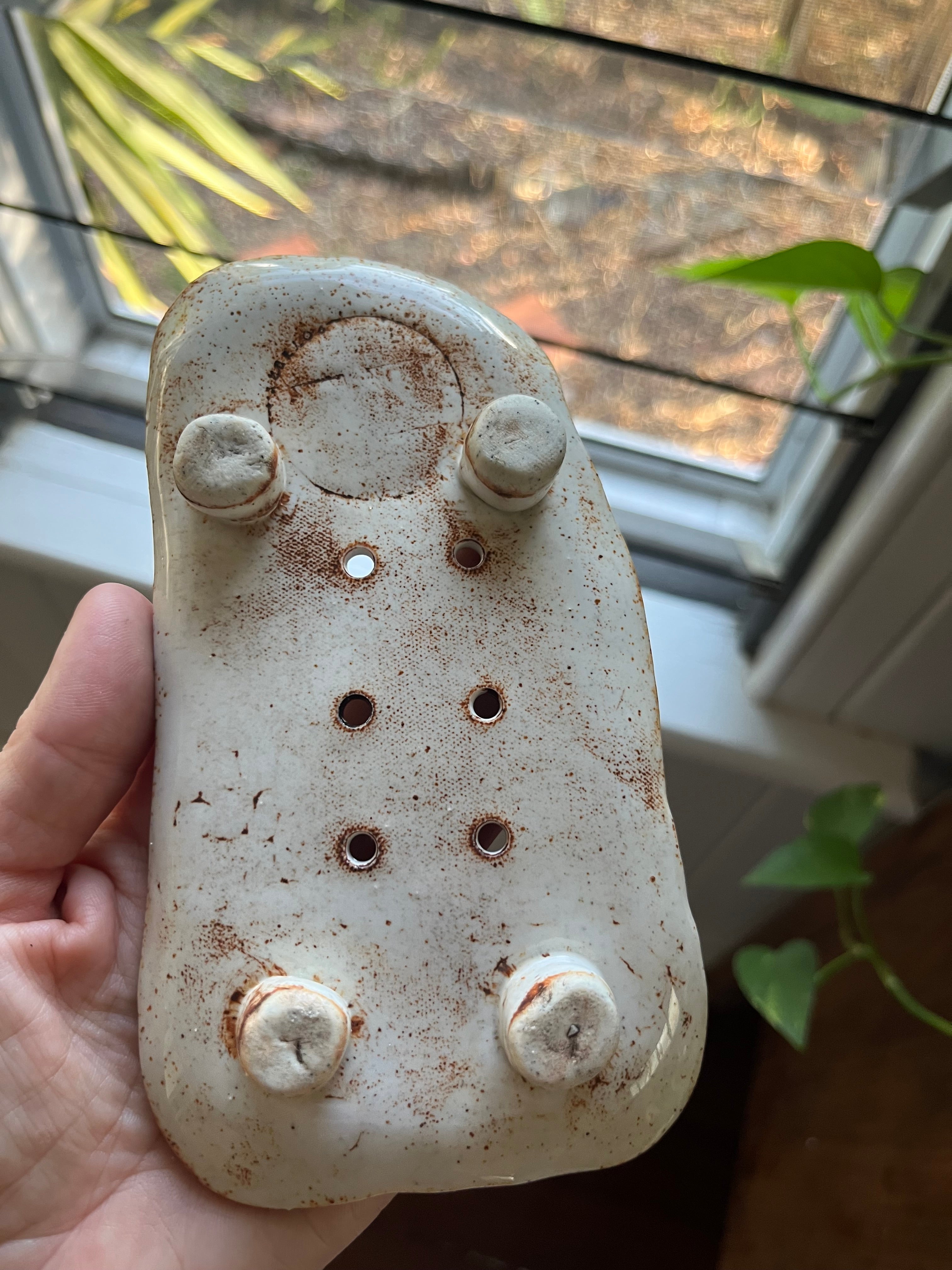 Rustic Pottery Soap Dish