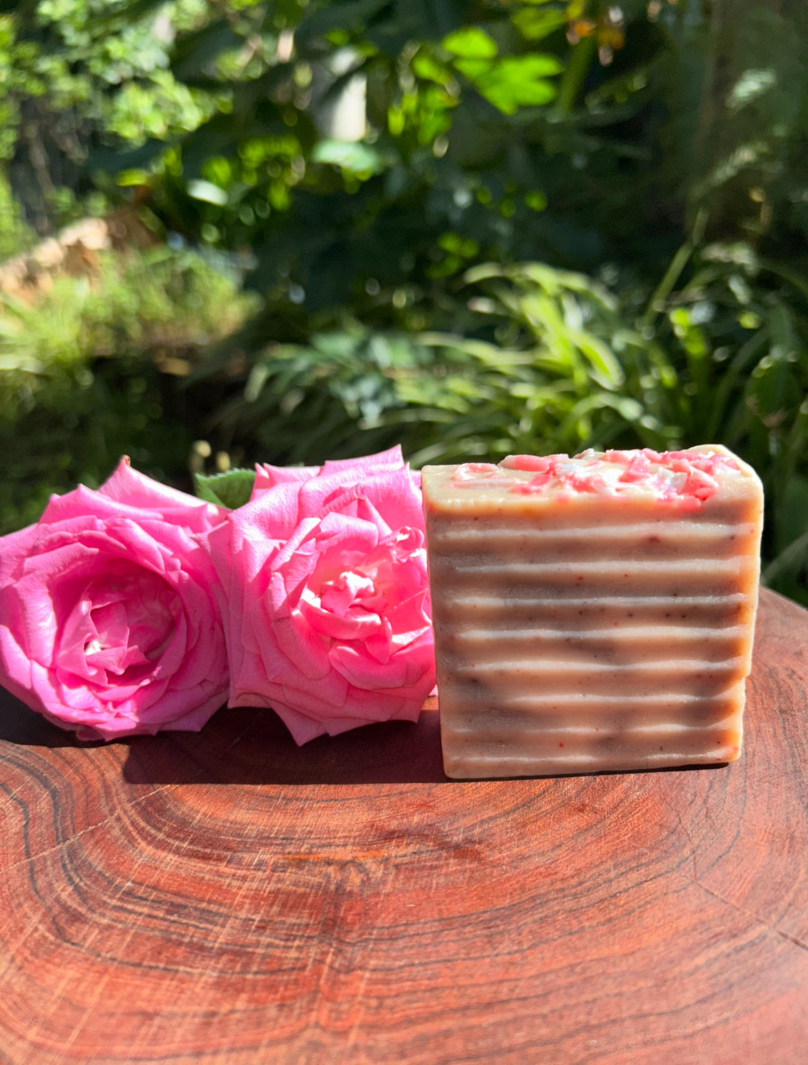 Natural Rose Petal Infused Goat’s Milk Soap | Organic | Nourishing & Creamy