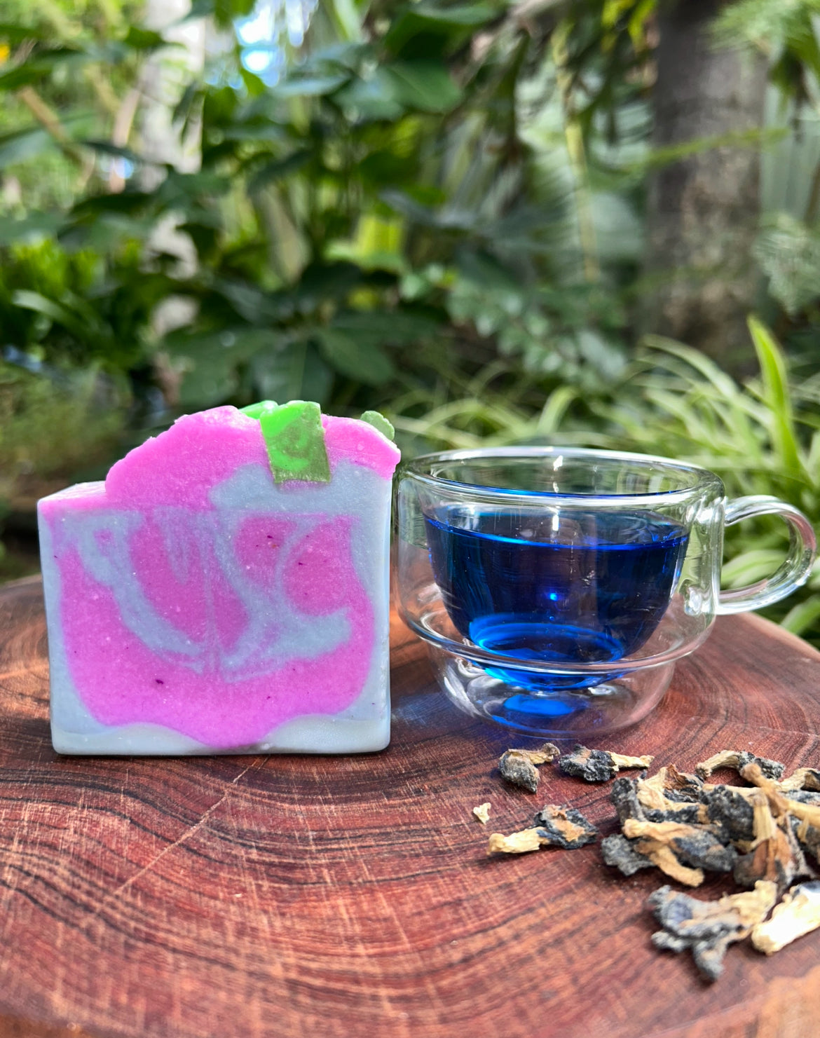 Handmade Soap | Shea Butter Soap | Spicy Lavender | Butterfly Blue Tea