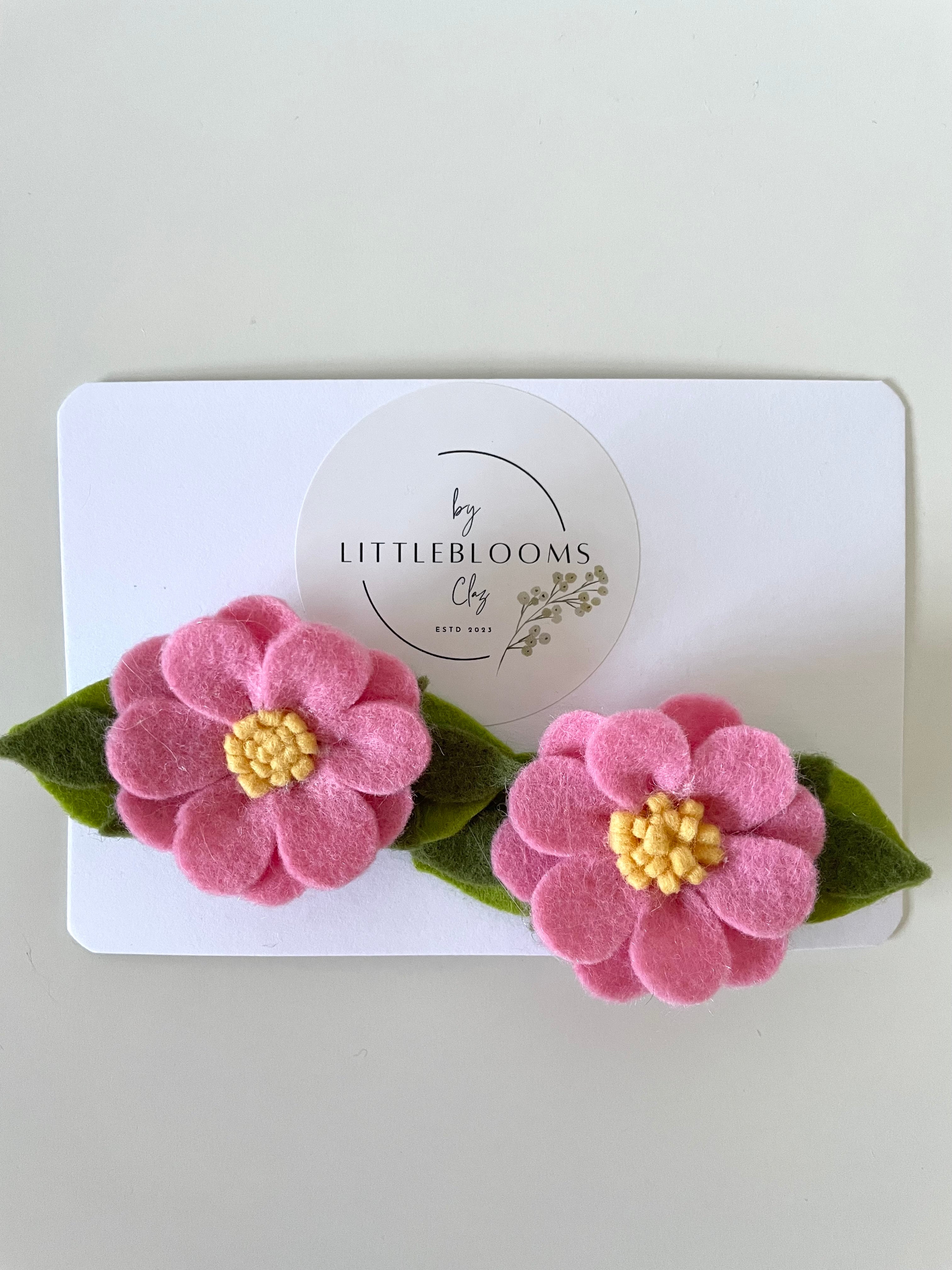 Set of 2 Daisies clip set