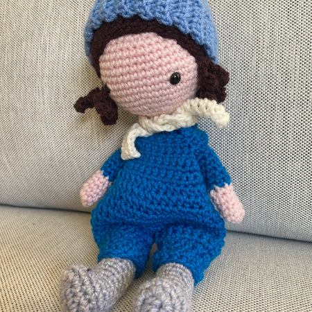 Zoe - Crocheted Doll