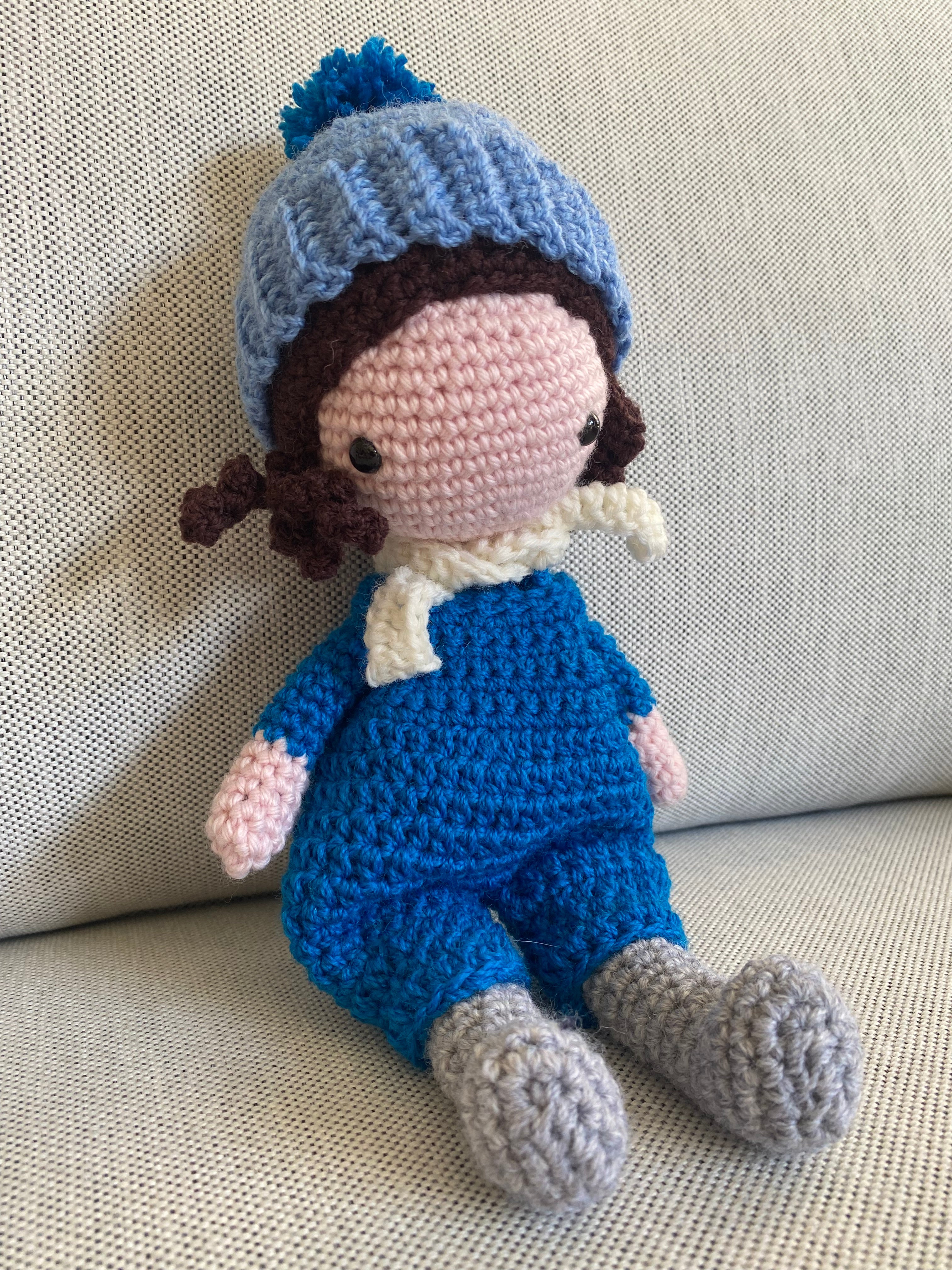 Zoe - Crocheted Doll