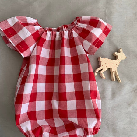 Baby girls Christmas playsuit