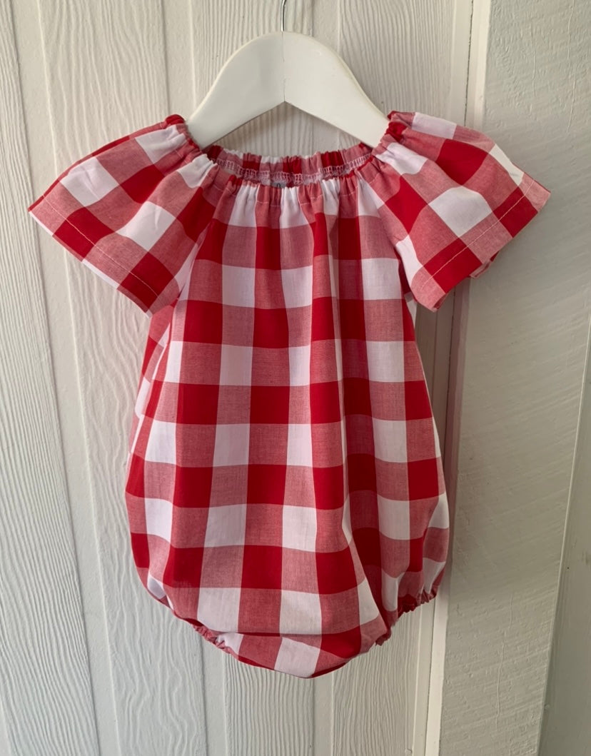 Baby girls Christmas playsuit