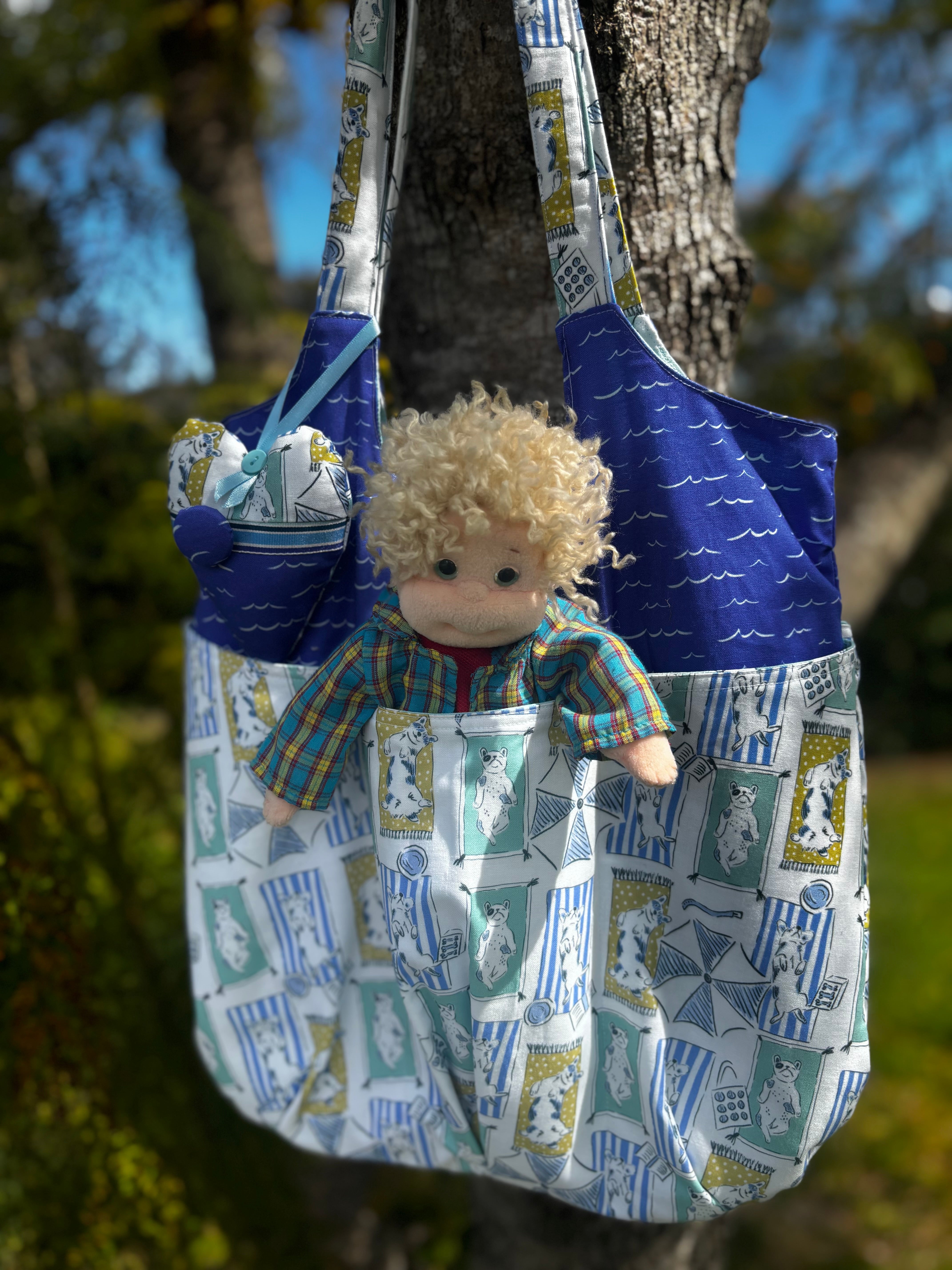 Handmade Kids Tote Bags Kindy, Sleepovers, Playdates, Or  for Mum