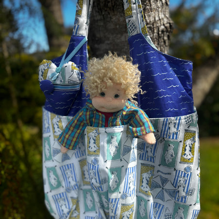 Handmade Kids Tote Bags Kindy, Sleepovers, Playdates, Or  for Mum