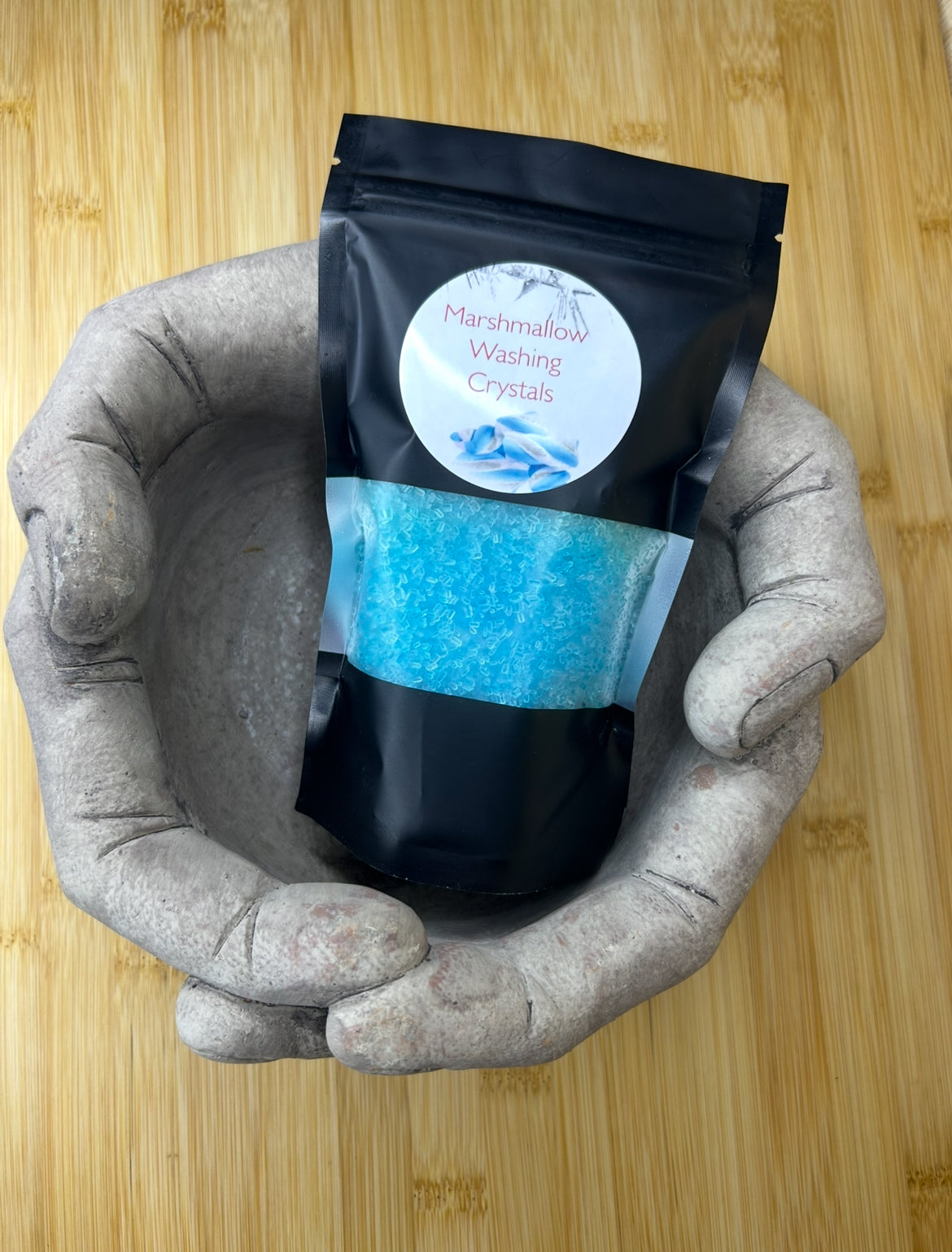 Handmade Washing Crystals | Marshmallow Fragrance | Natural Fabric Softener Alternative