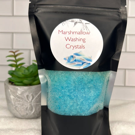 Handmade Washing Crystals | Marshmallow Fragrance | Natural Fabric Softener Alternative