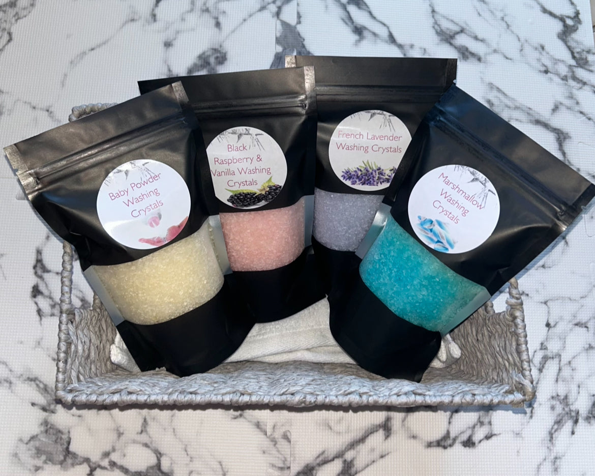 Handmade Washing Crystals | French Lavender Fragrance | Natural Fabric Softener Alternative