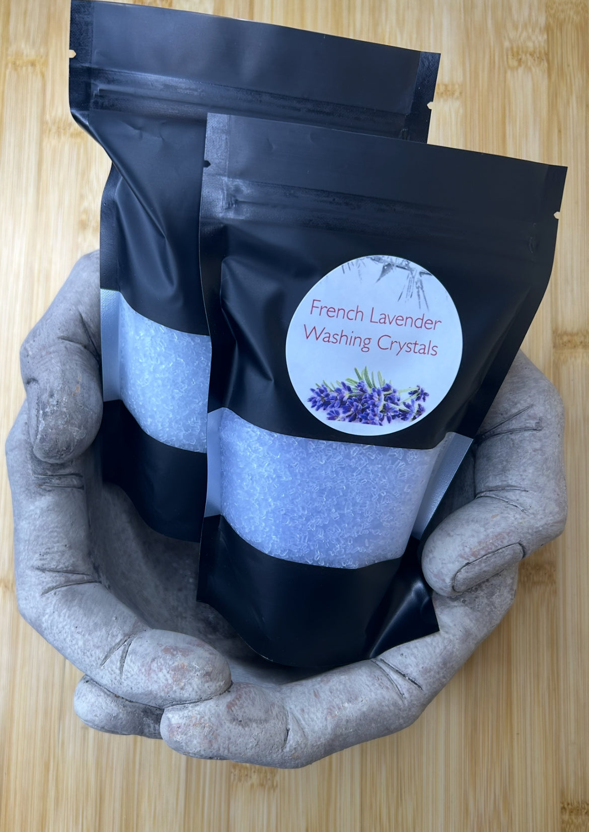 Handmade Washing Crystals | French Lavender Fragrance | Natural Fabric Softener Alternative