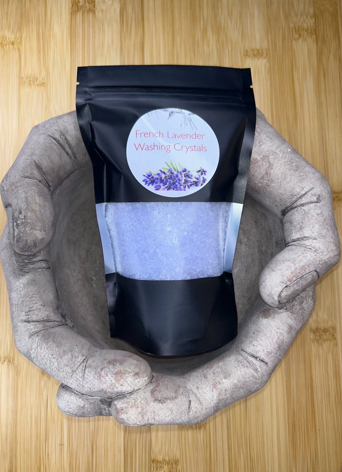 Handmade Washing Crystals | French Lavender Fragrance | Natural Fabric Softener Alternative