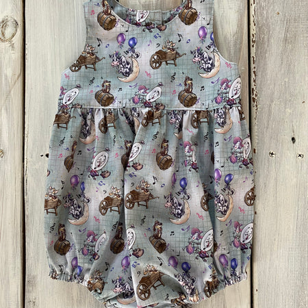 Nursery Rhyme Romper Handmade Size 1