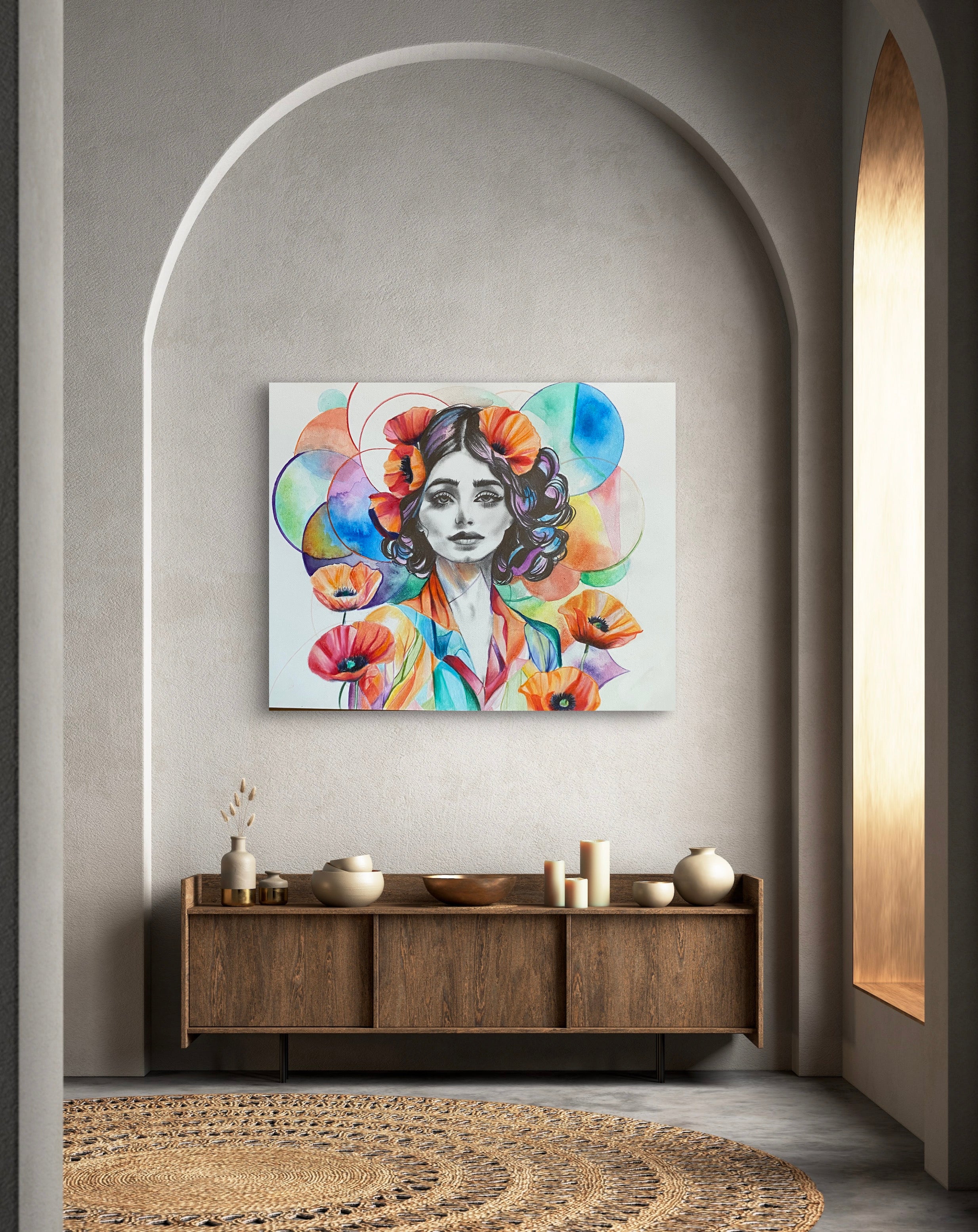 Kaleidescope - Handdrawn Print of Original Art