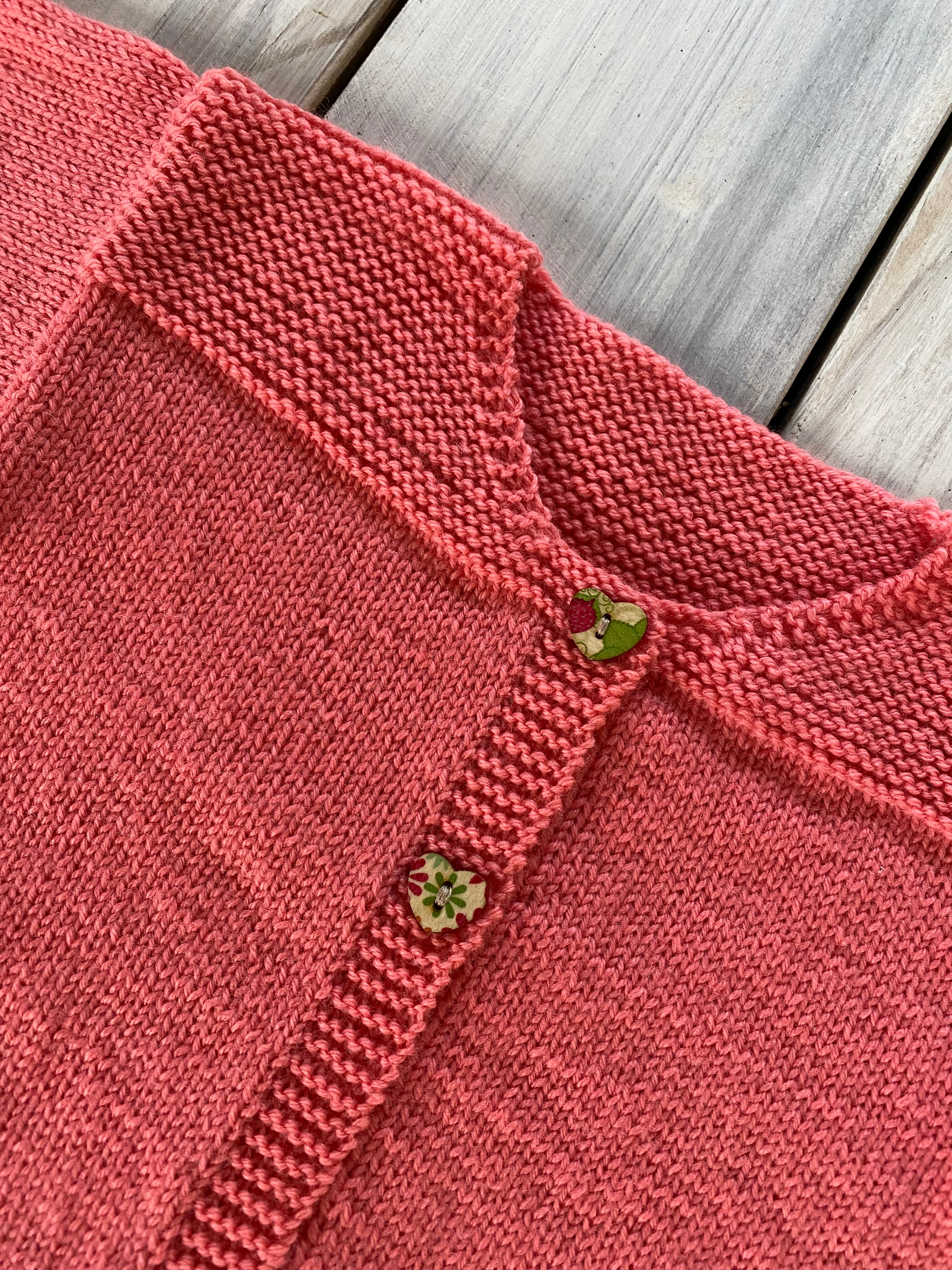 Baby’s Knitted Cardigan 9 to 12 months