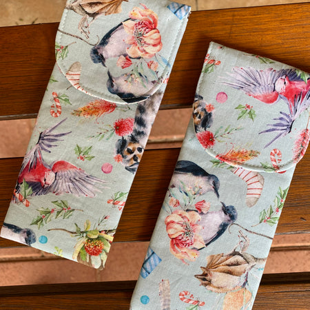 Spectacle Case Australiana Christmas