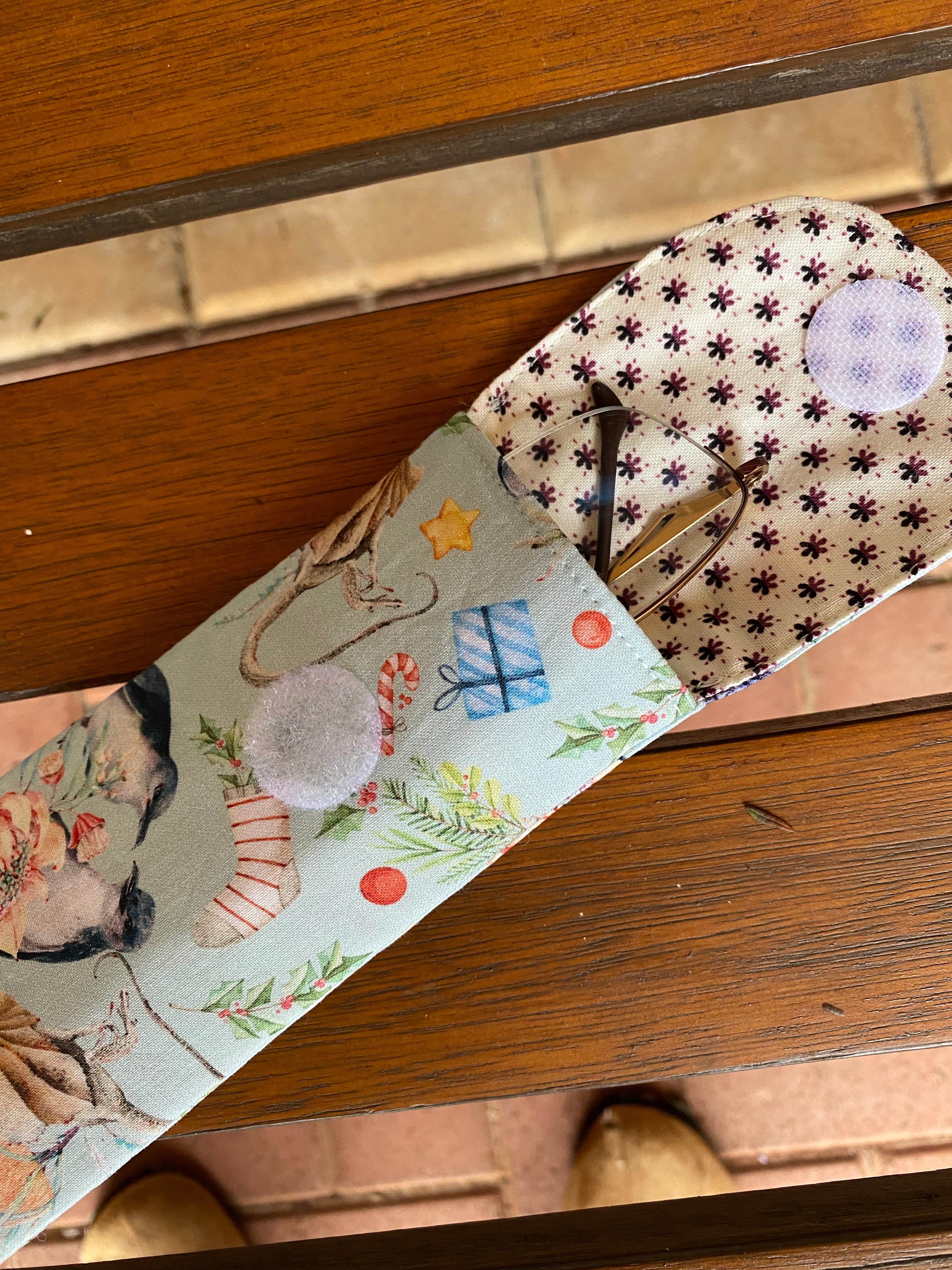 Spectacle Case Australiana Christmas