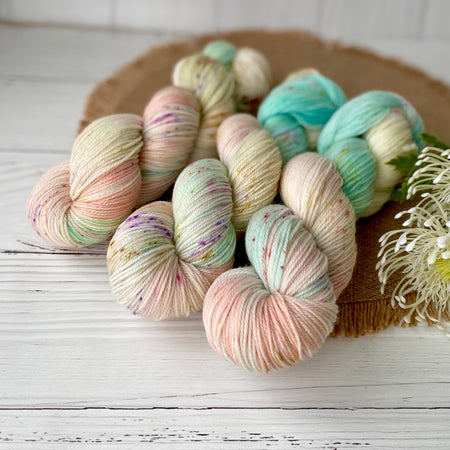 Hand Dyed Yarn 'Fairy Floss'